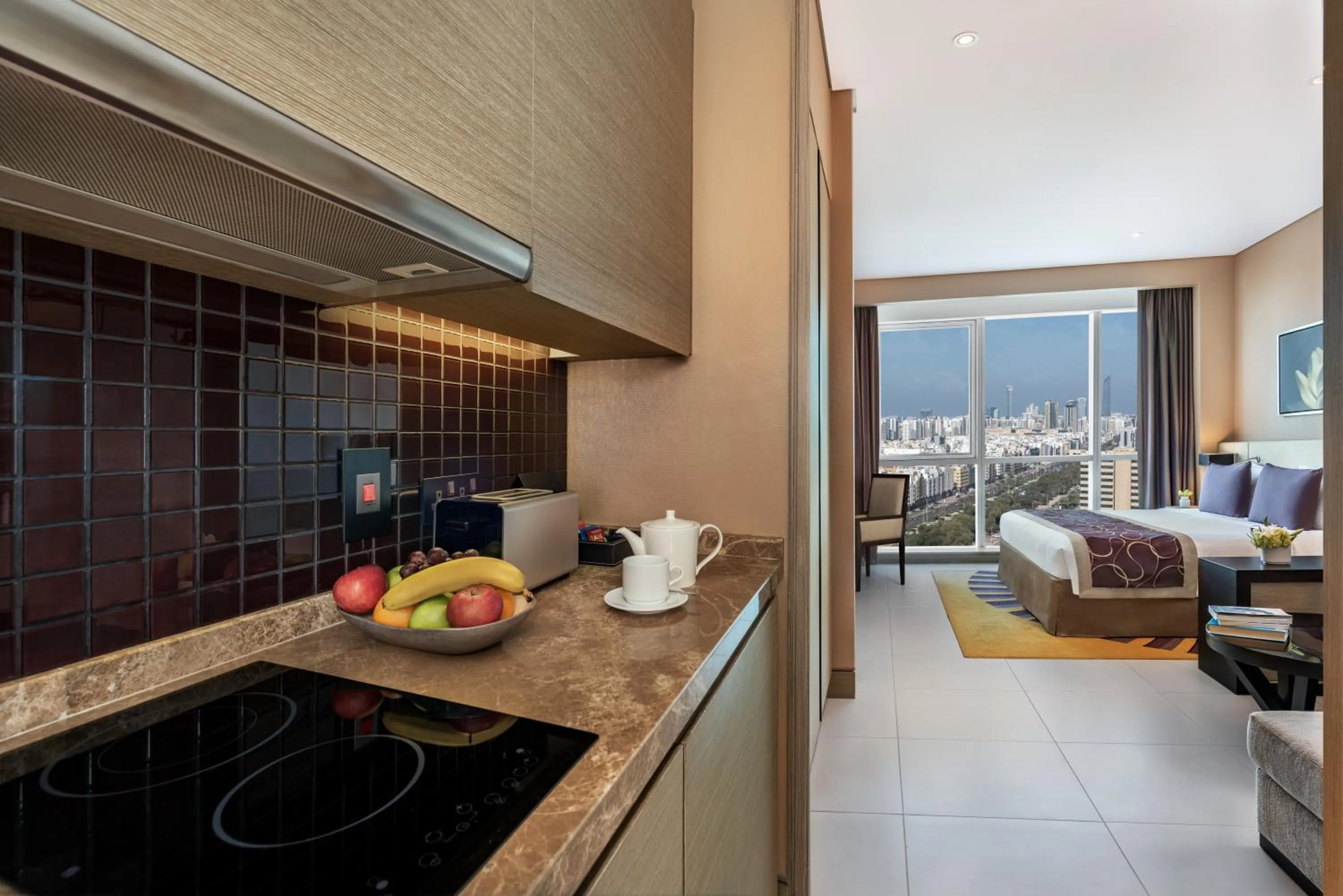 Communal kitchen in Dusit Thani Abu Dhabi