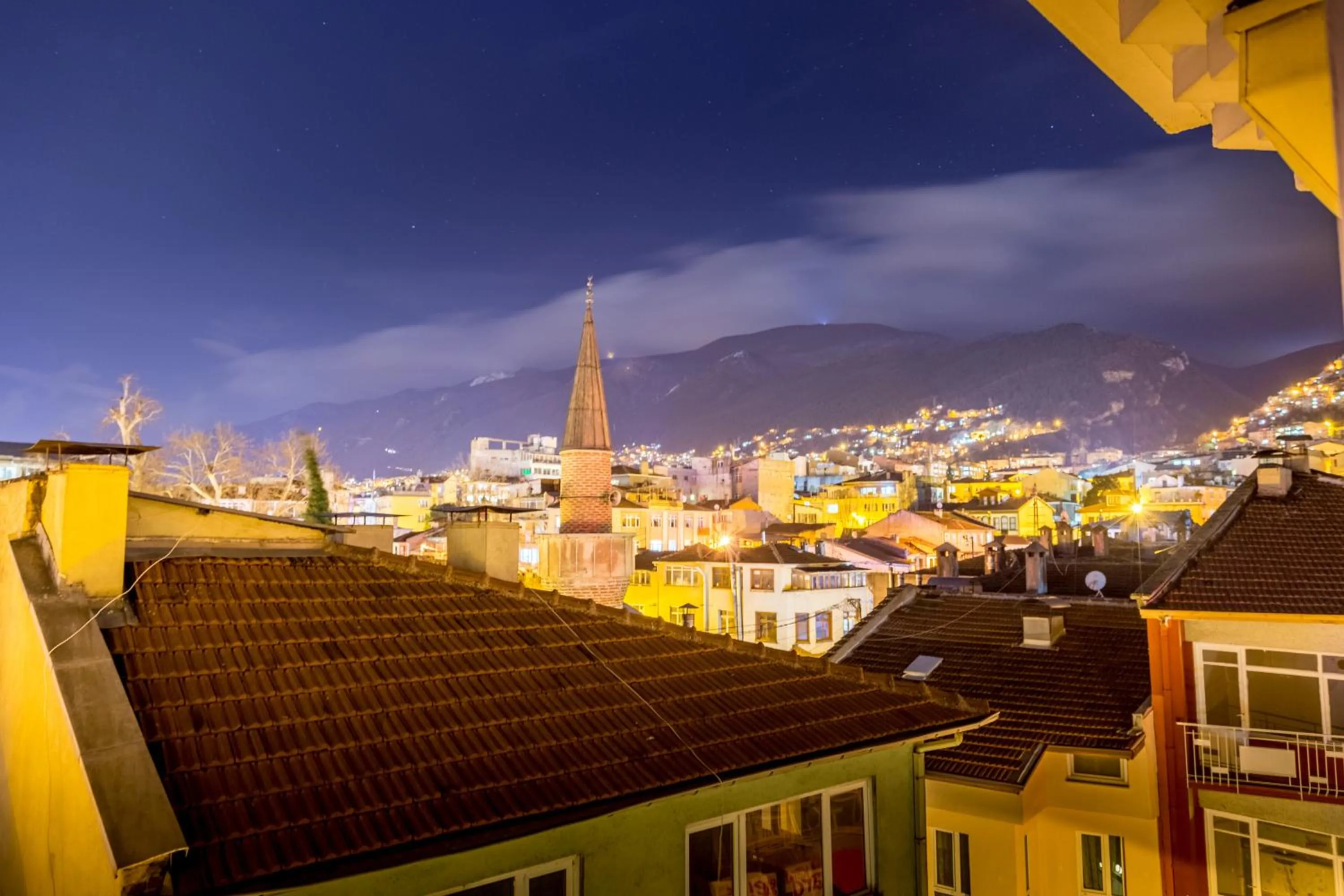 City view in Bursa Palas Hotel