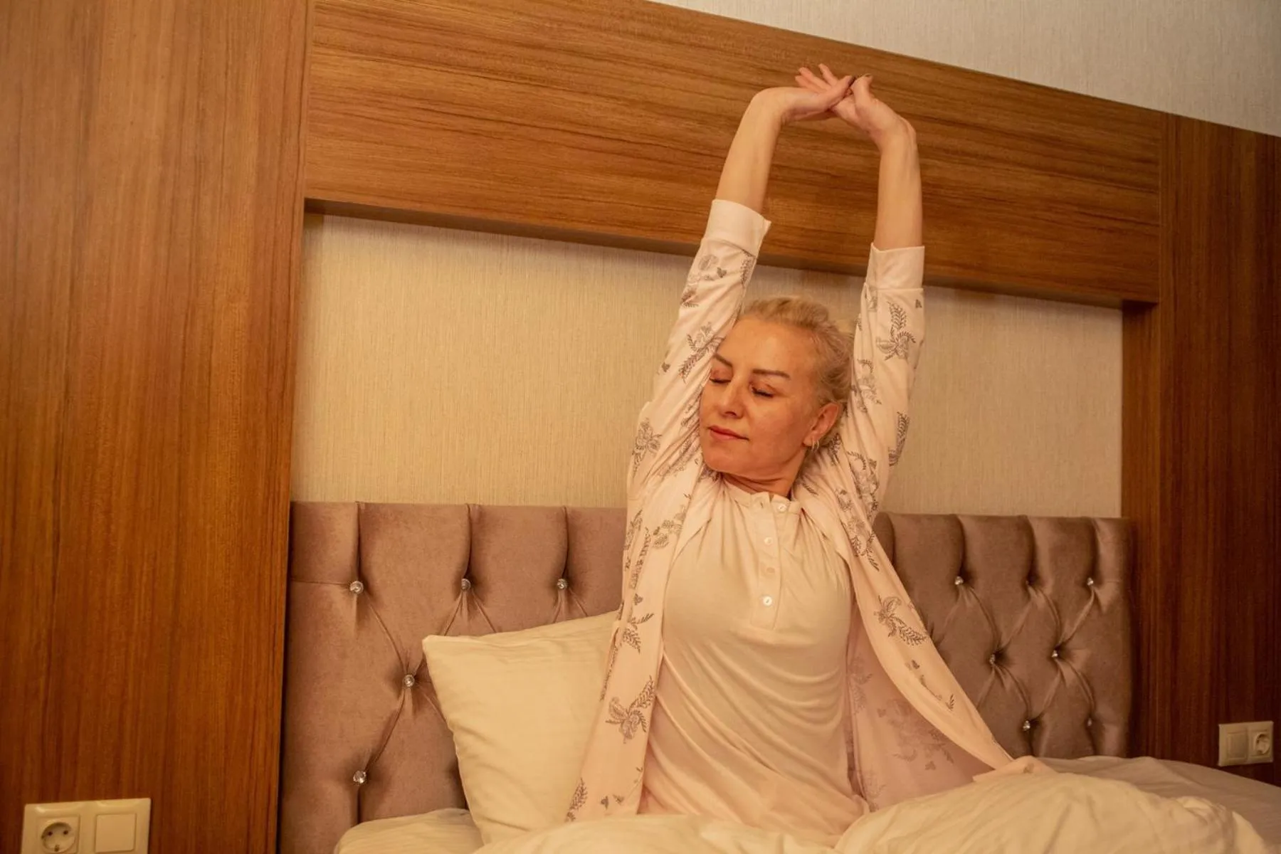 Bed in Bursa Palas Hotel