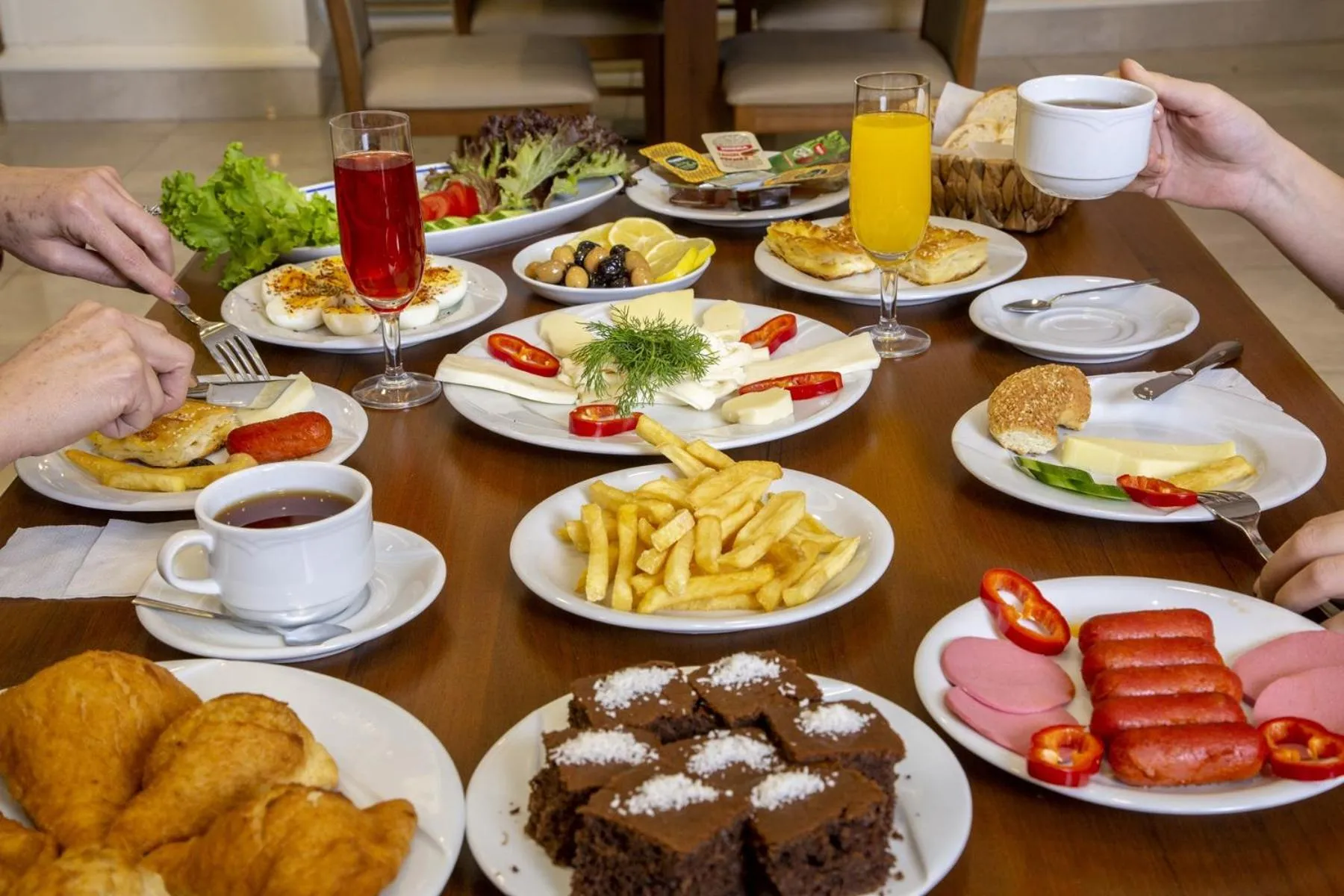 Breakfast in Bursa Palas Hotel