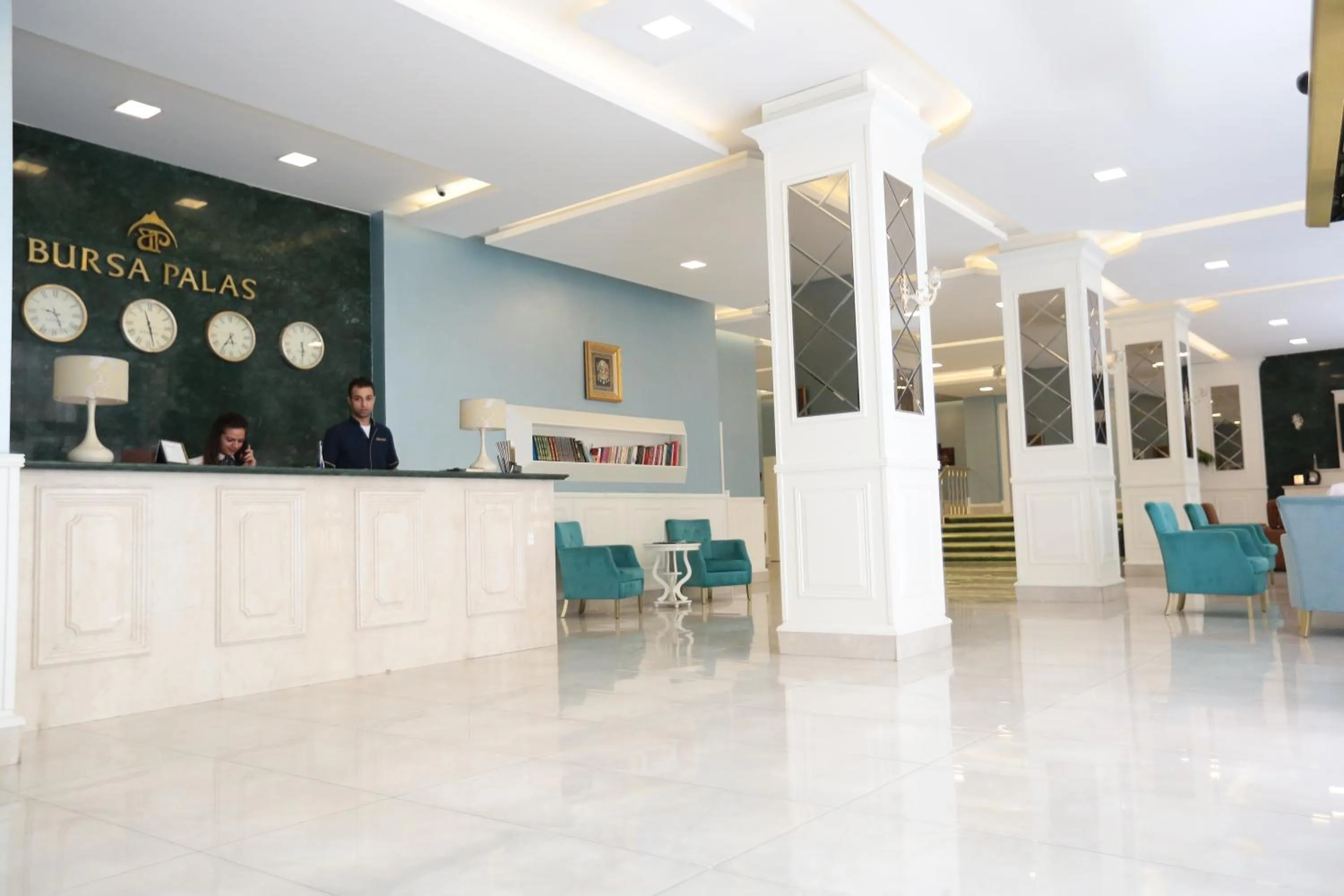 Lobby or reception in Bursa Palas Hotel