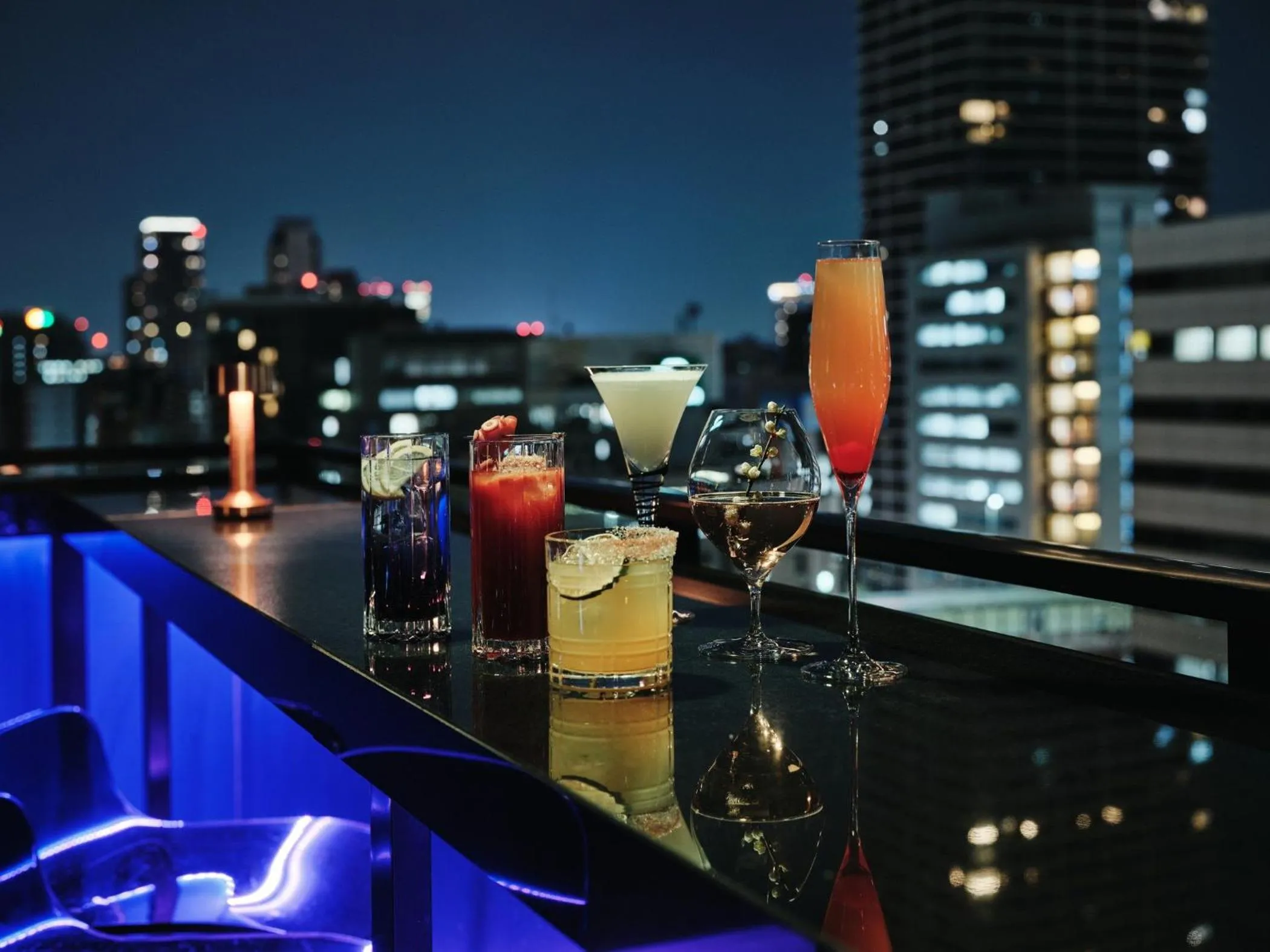 Lounge or bar in The Lively Osaka Honmachi
