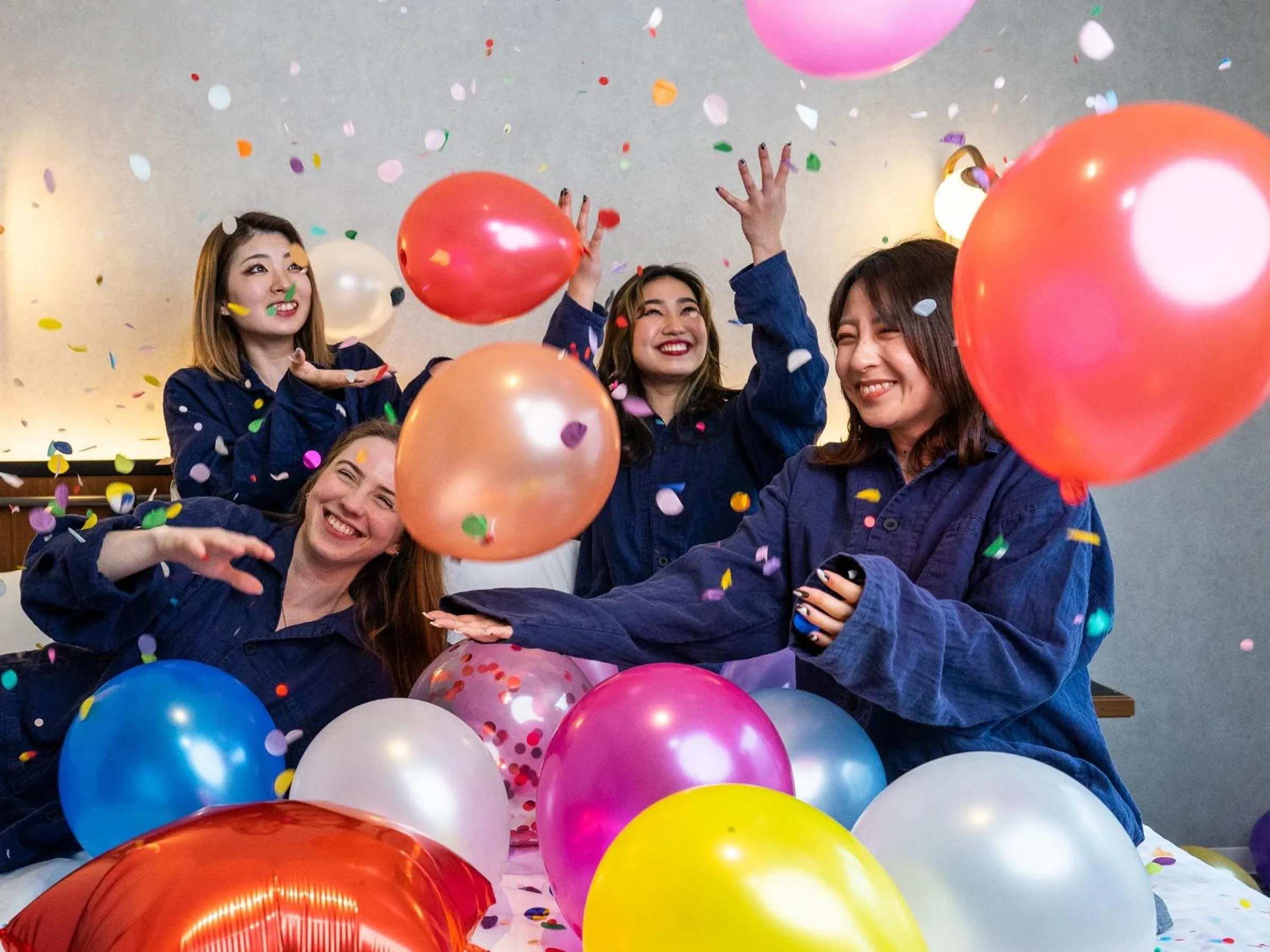 People in The Lively Osaka Honmachi