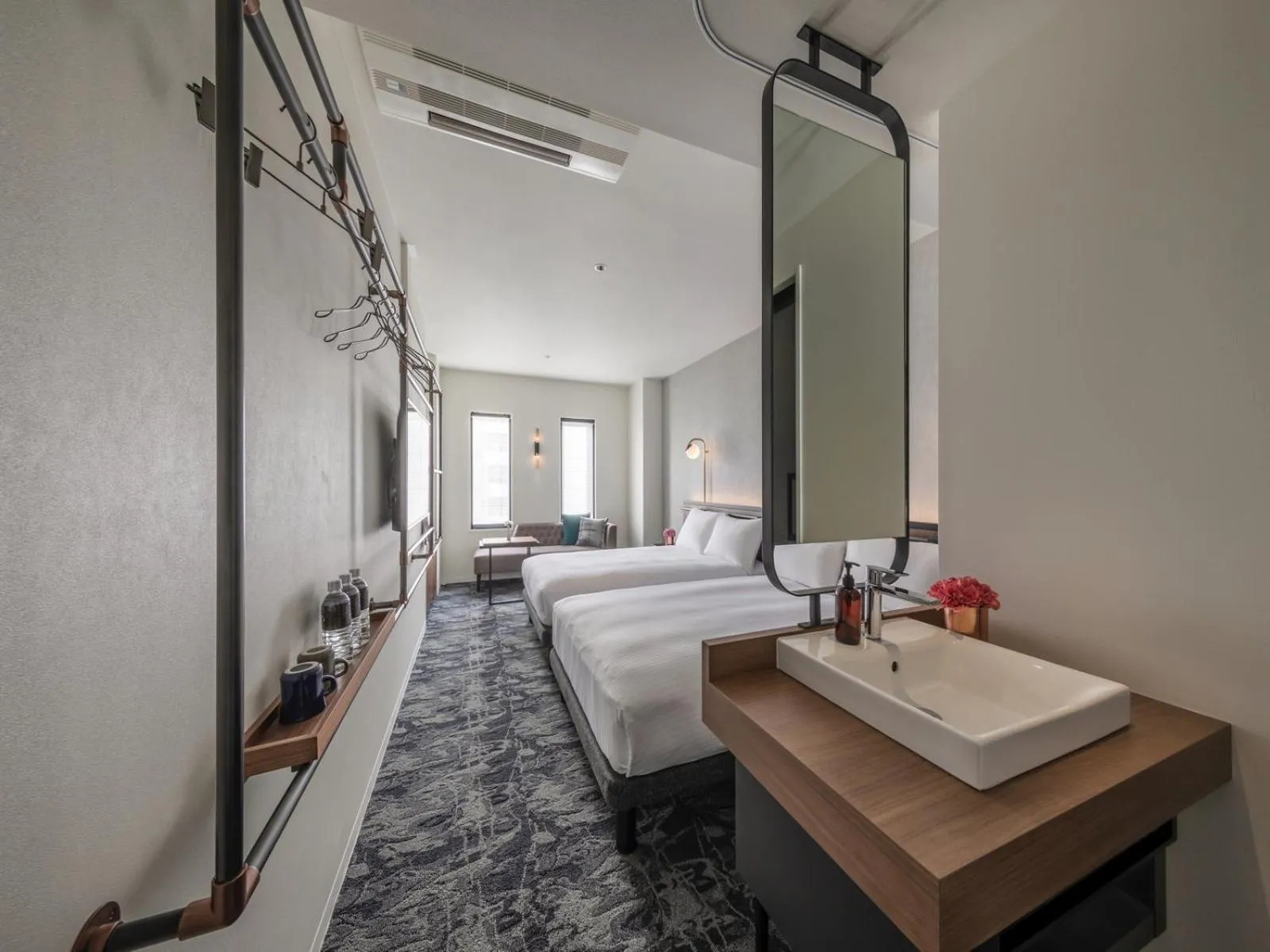 Bed in The Lively Osaka Honmachi