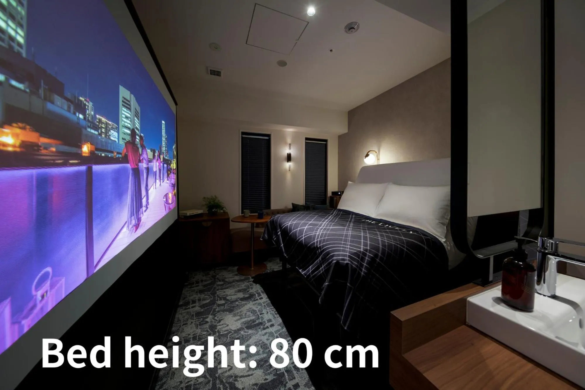 Bed in The Lively Osaka Honmachi