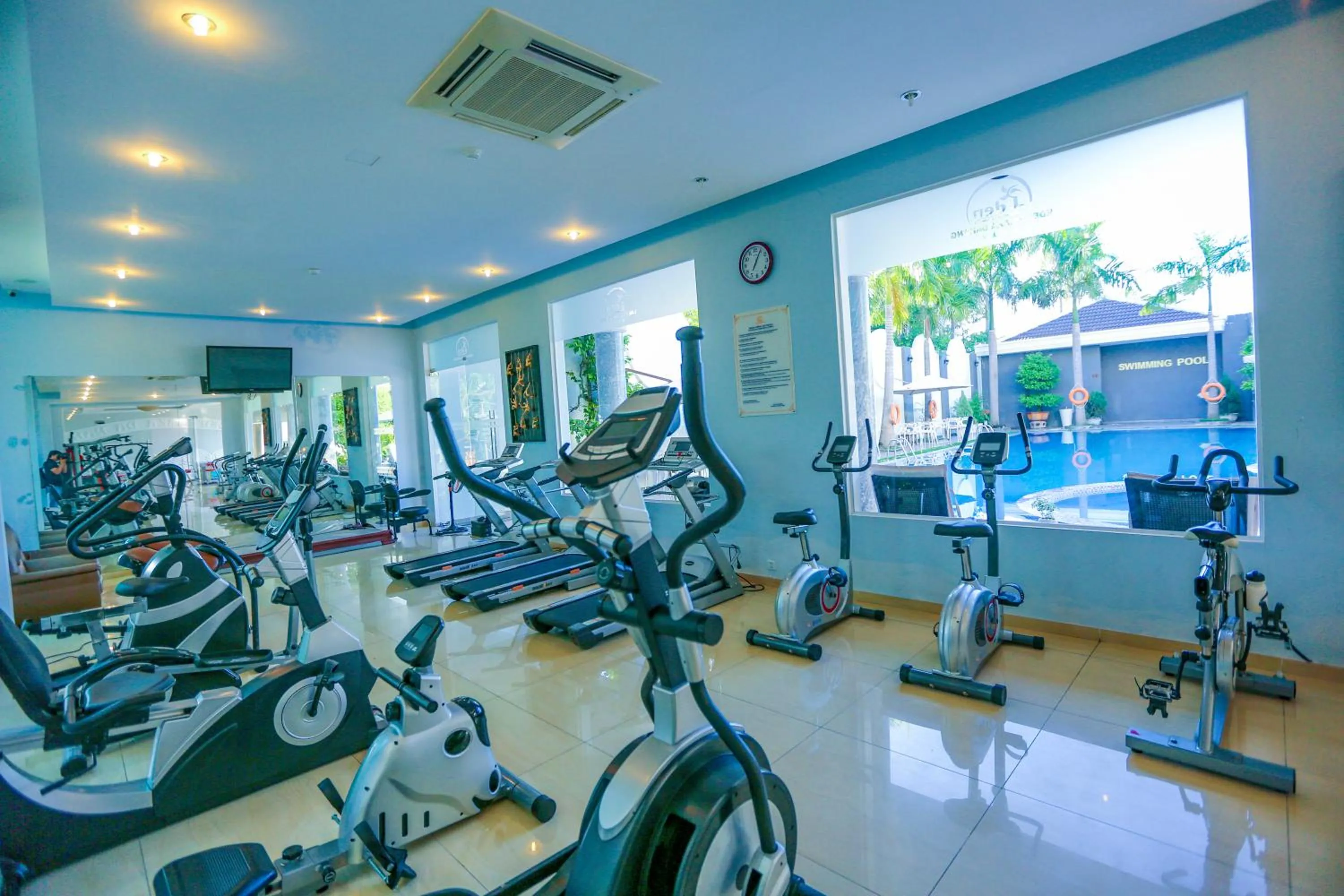 Fitness centre/facilities in Eden Plaza Da Nang Hotel