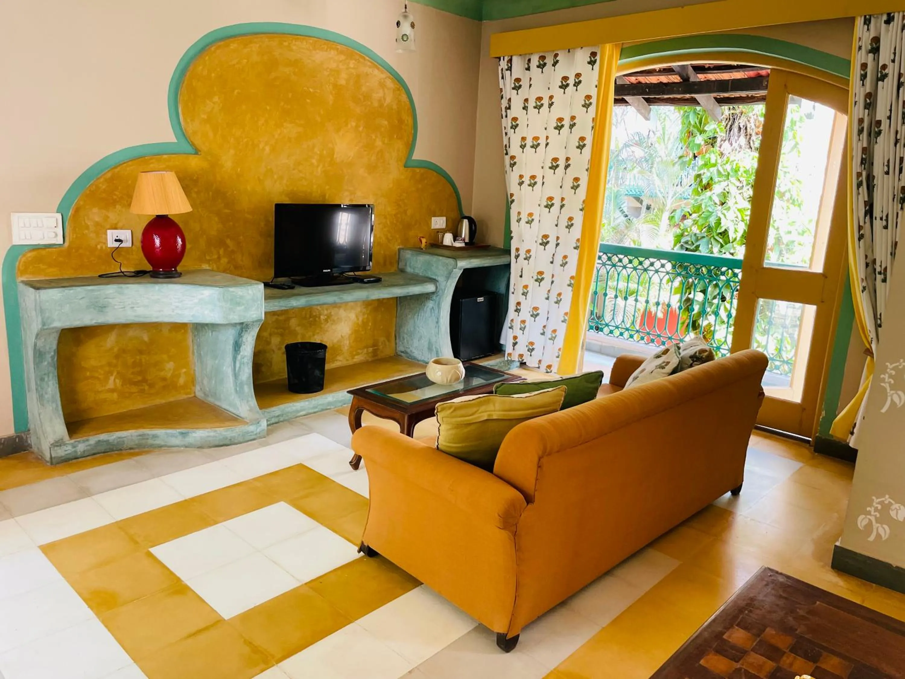 Seating area in Casa Anjuna