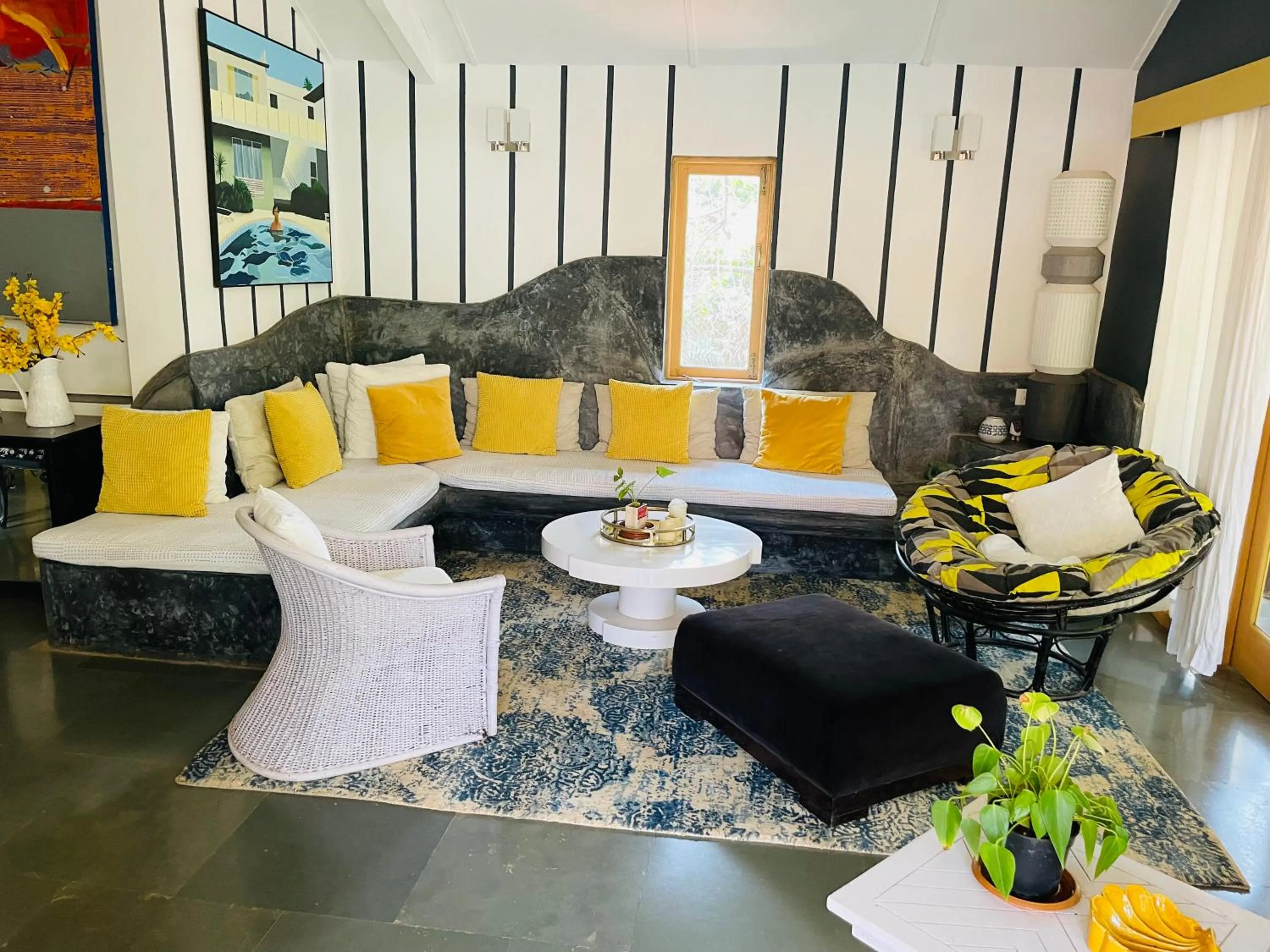 Living room in Casa Anjuna