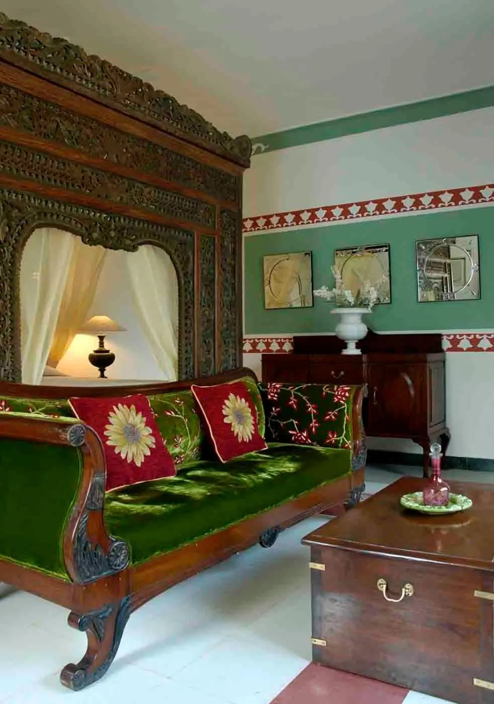 Seating area in Casa Anjuna