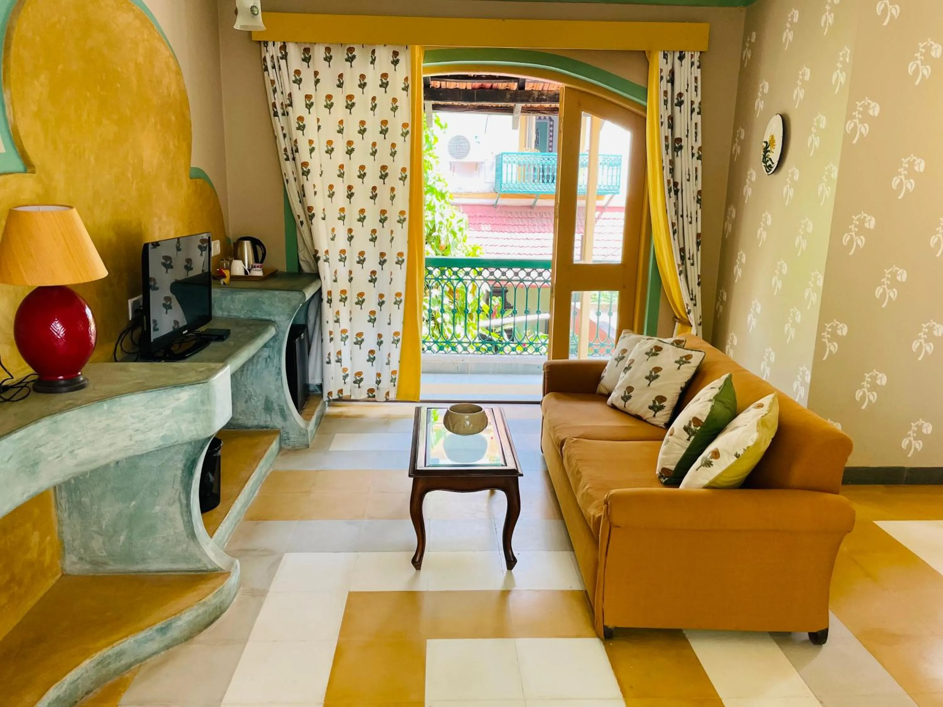 Seating area in Casa Anjuna