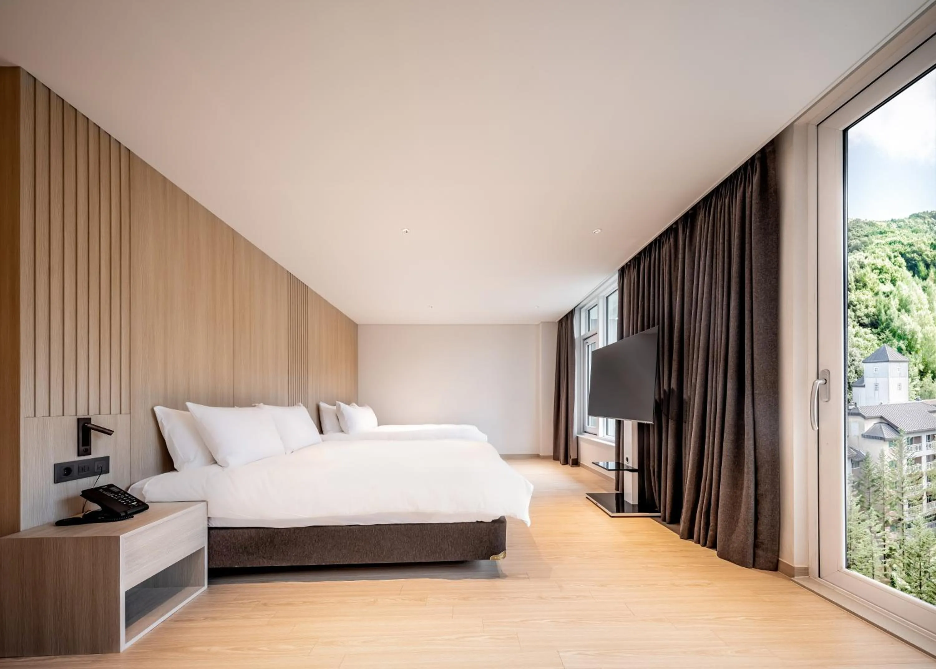 Bed in Phoenix Resort Pyeongchang