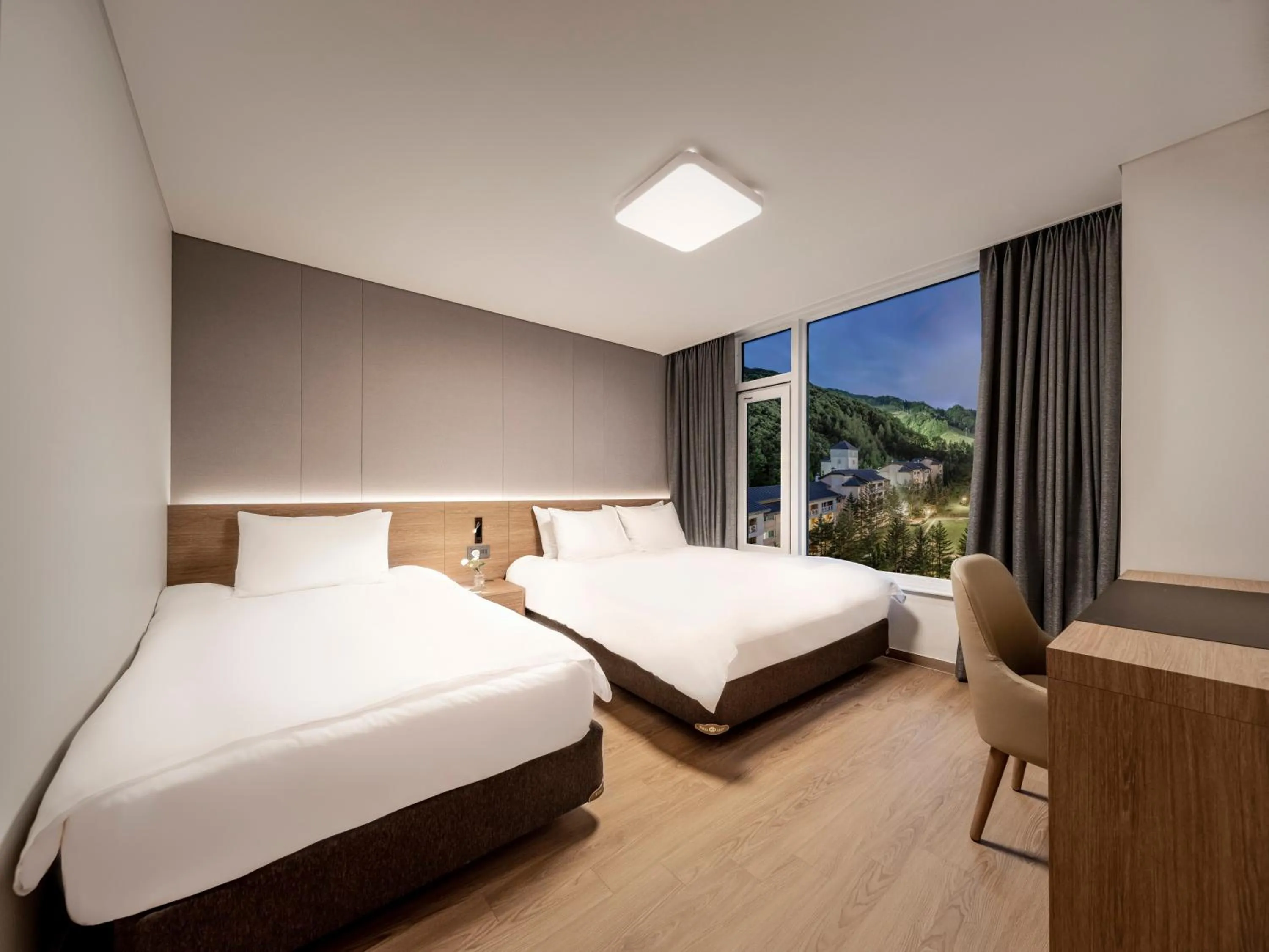 Bed in Phoenix Resort Pyeongchang