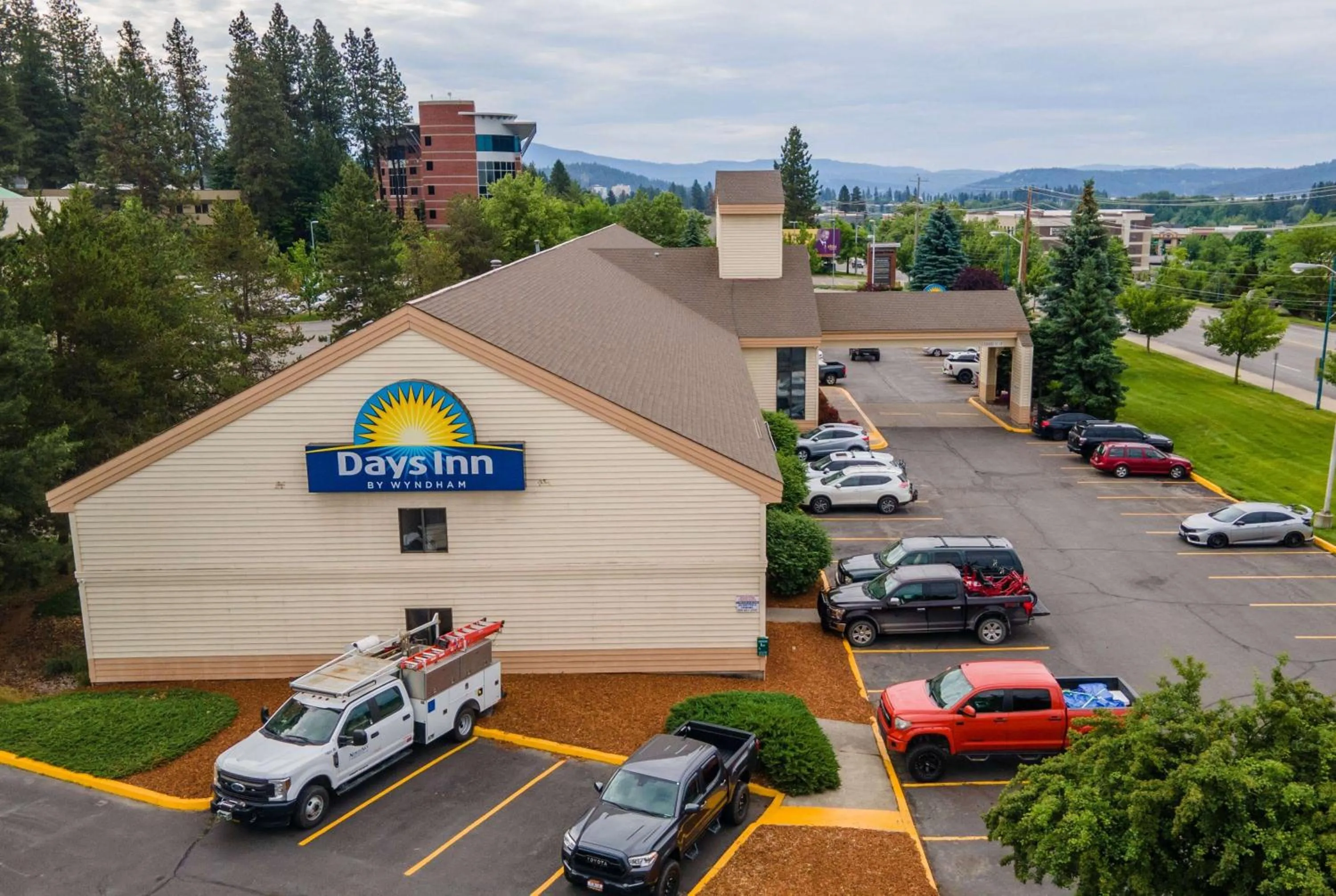 Property building in Days Inn by Wyndham Coeur d'Alene