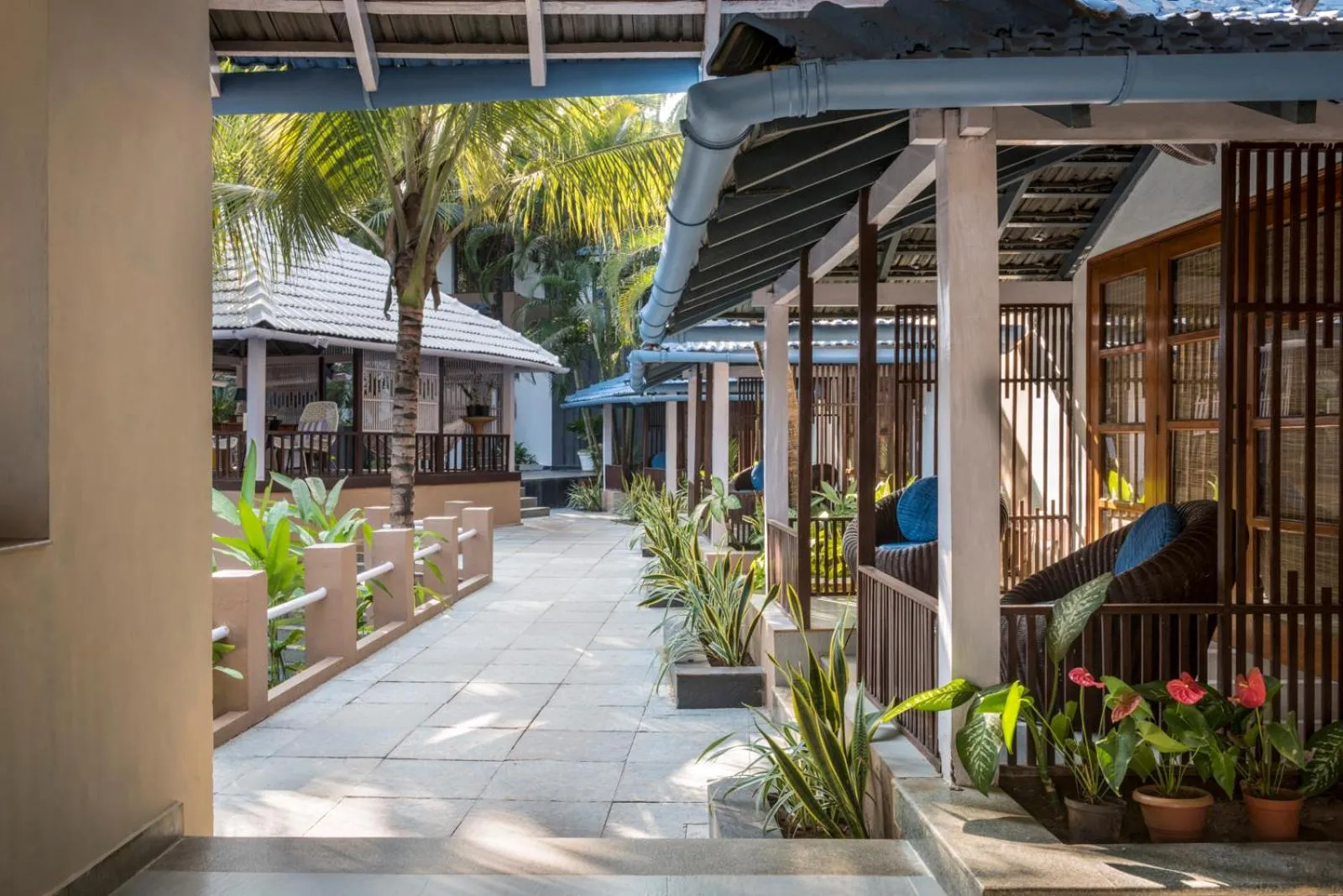Seating area in Casa Vagator