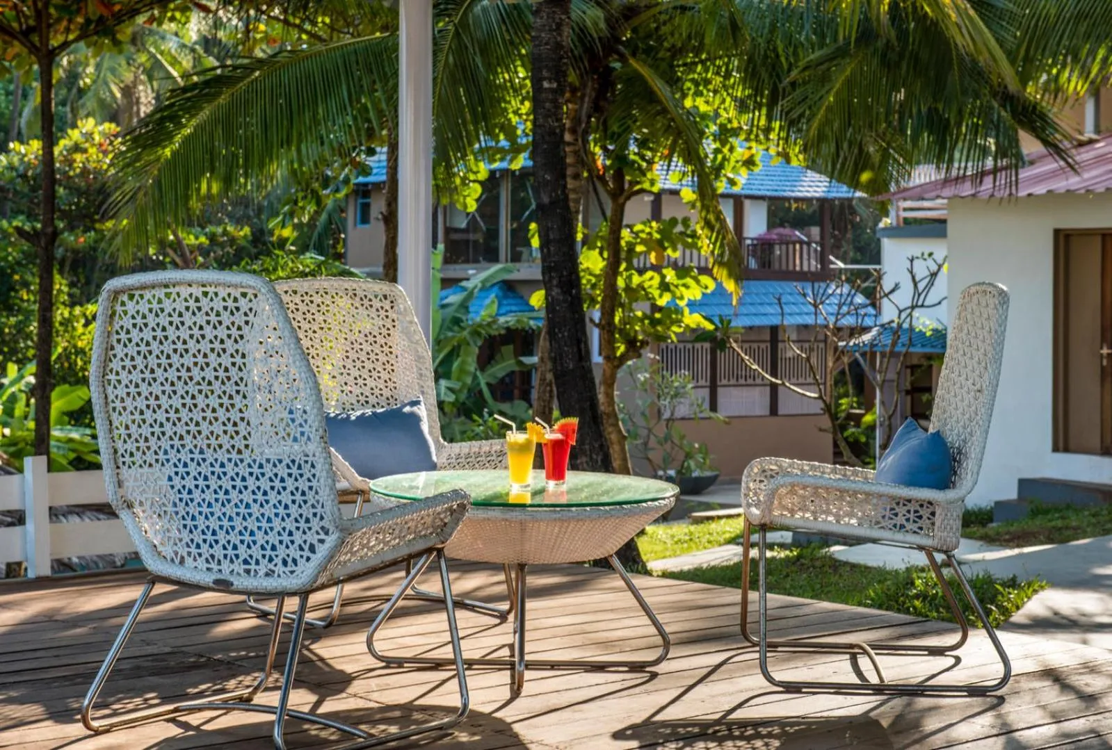 Seating area in Casa Vagator