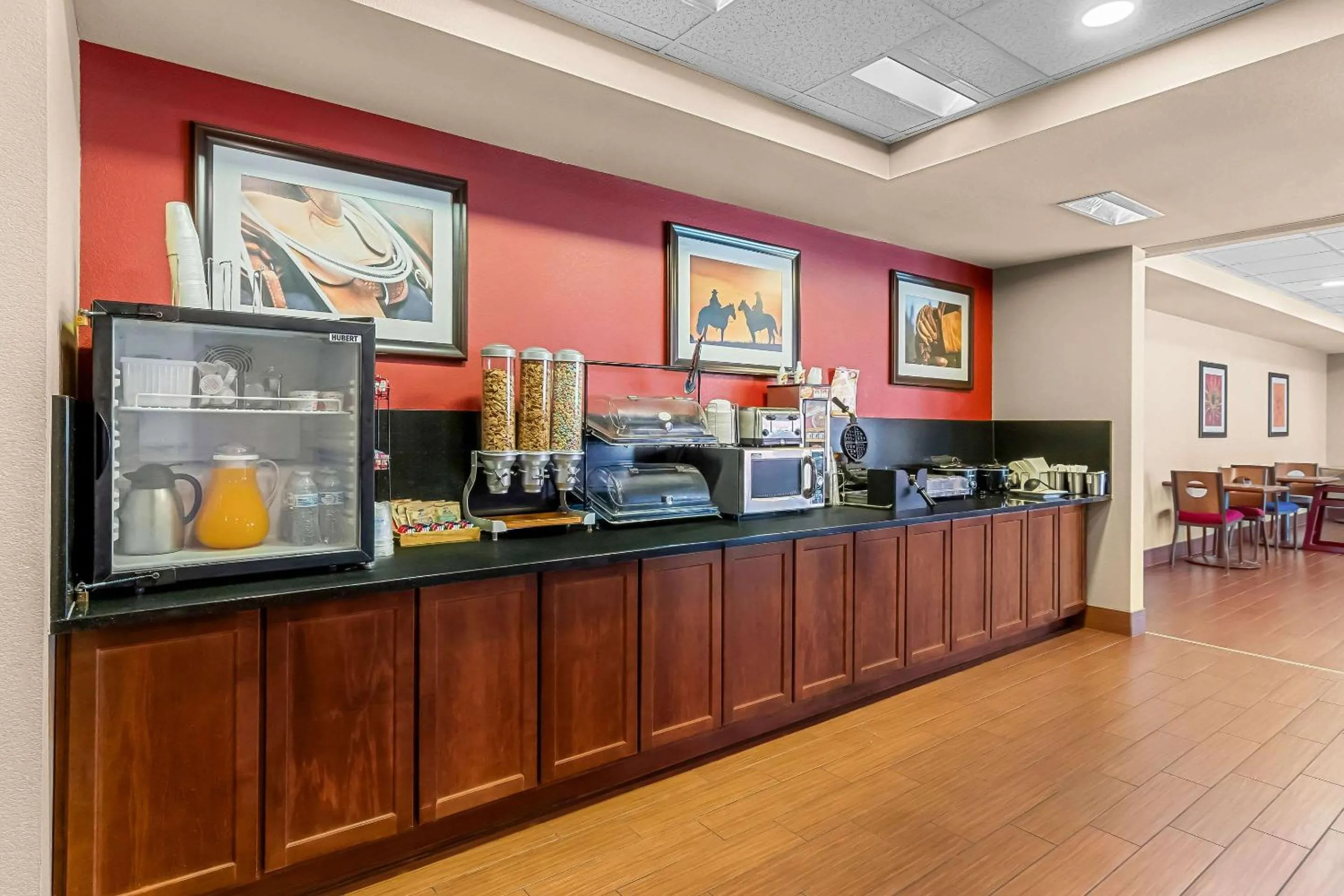 Breakfast in Quality Inn Blackwell I-35
