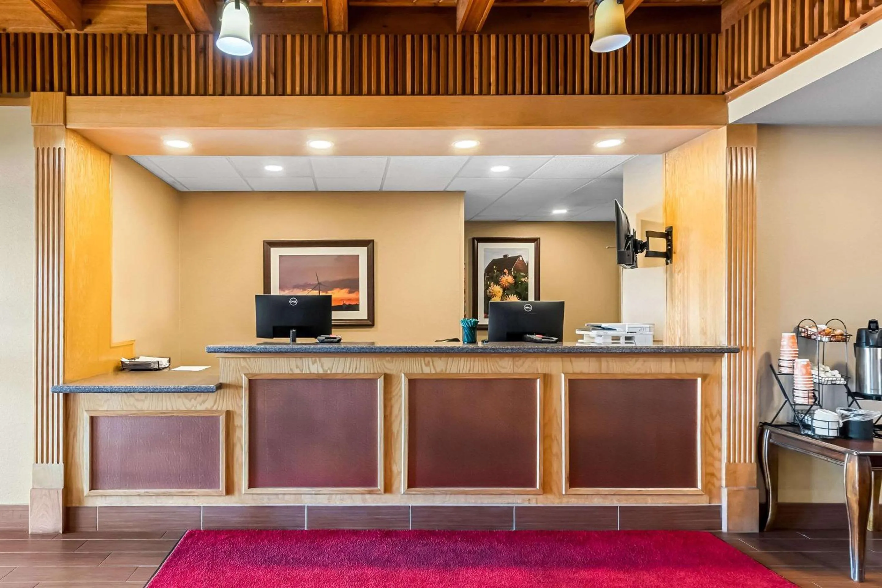 Lobby or reception in Quality Inn Blackwell I-35
