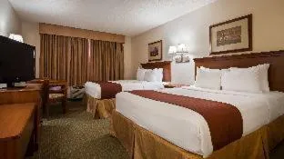 Bed in Quality Inn Blackwell I-35