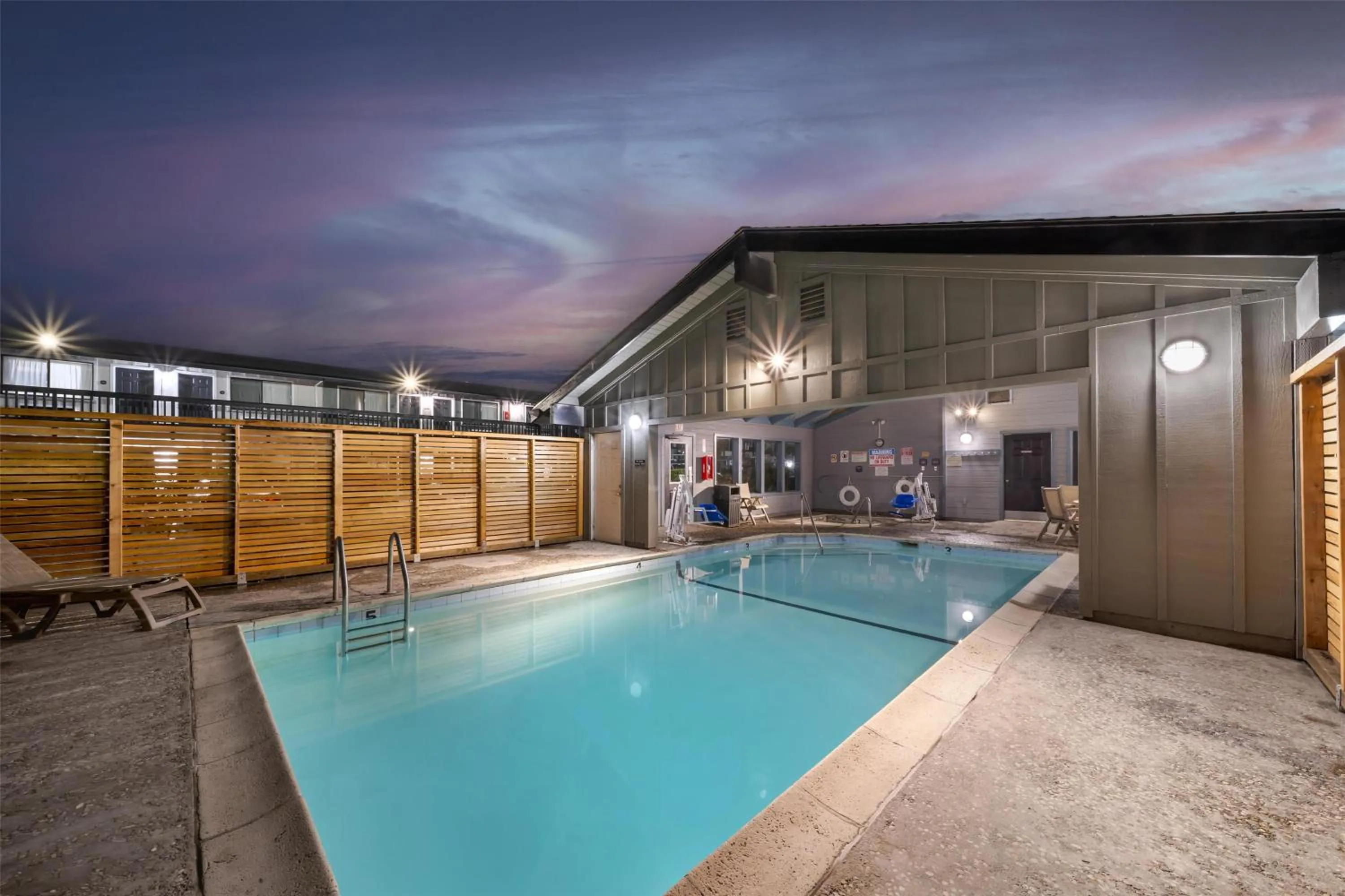 Pool view in Best Western Arcata Inn