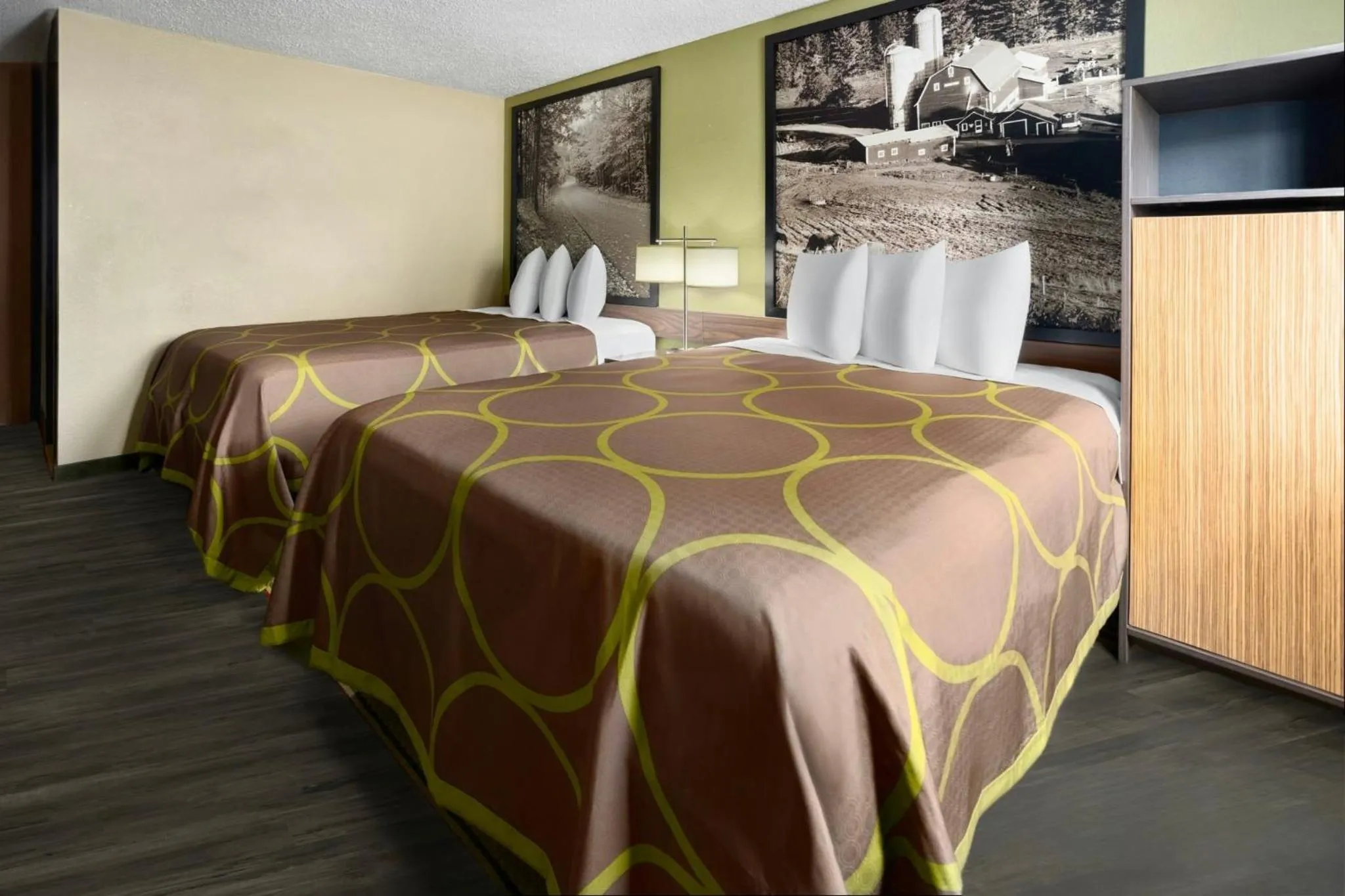 Bed in Super 8 by Wyndham St. Clairsville OH/Wheeling WV Area