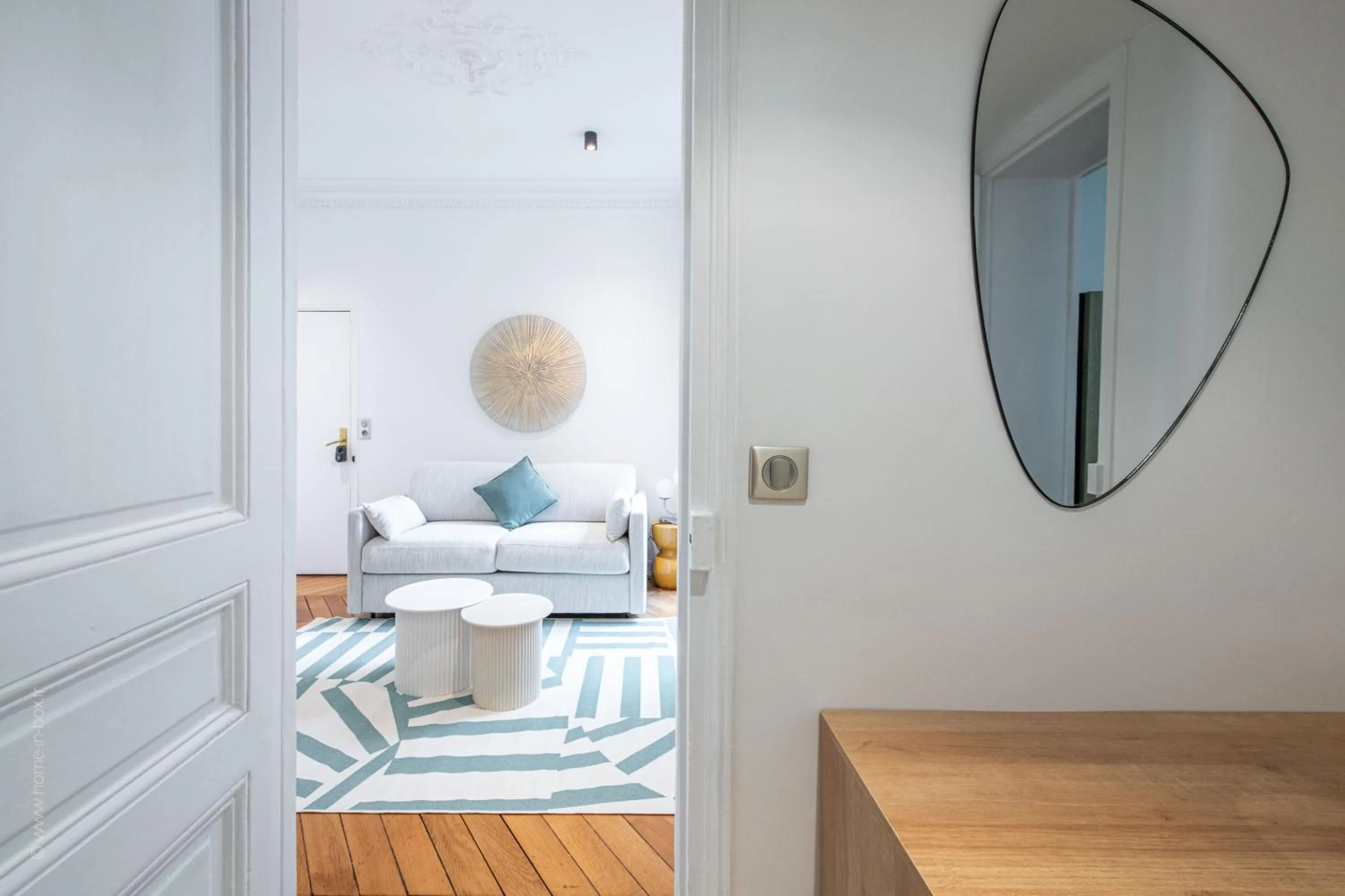 Decorative detail, Bed in HotelHome Paris 16