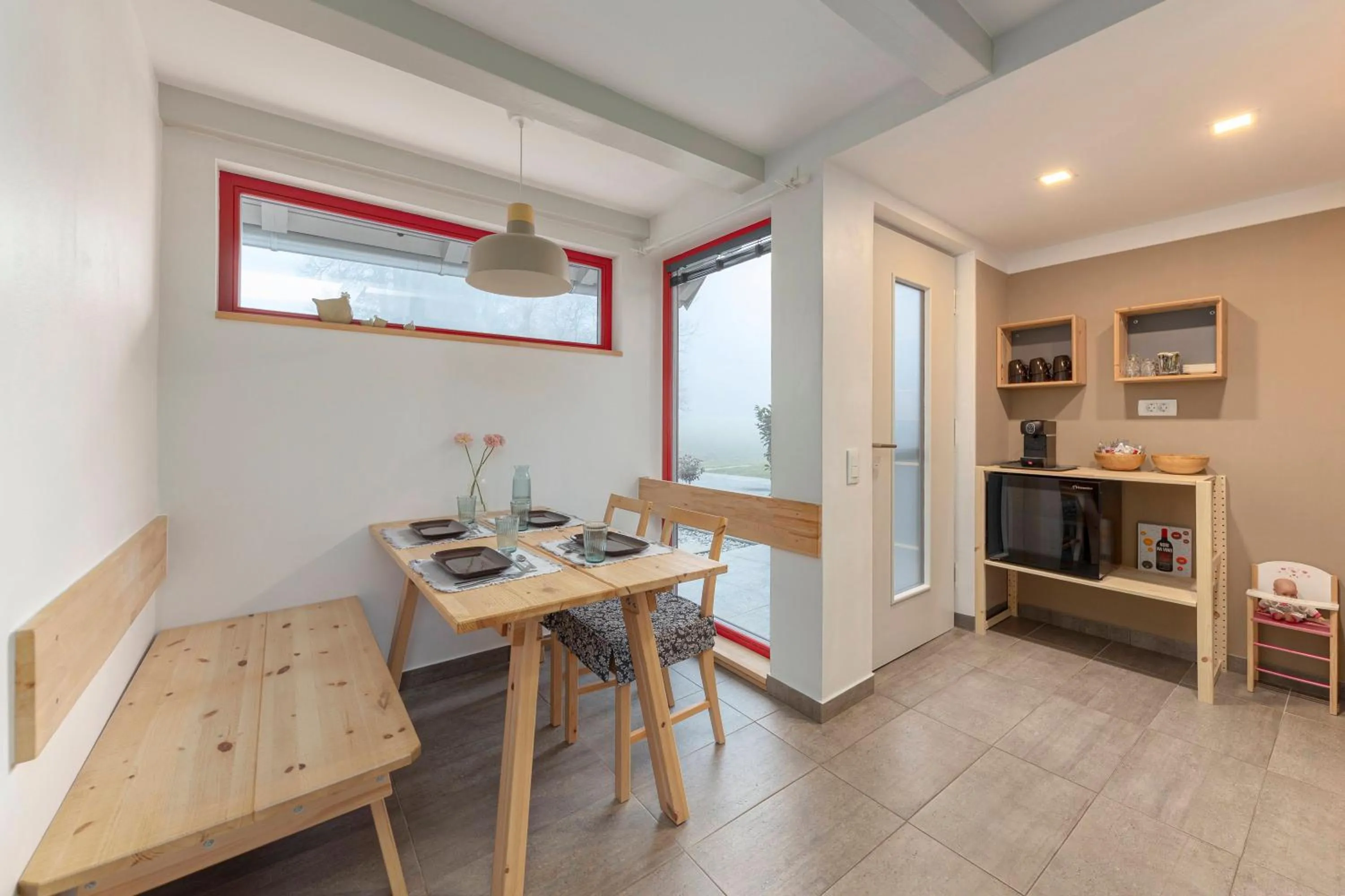 Dining area in Garden living