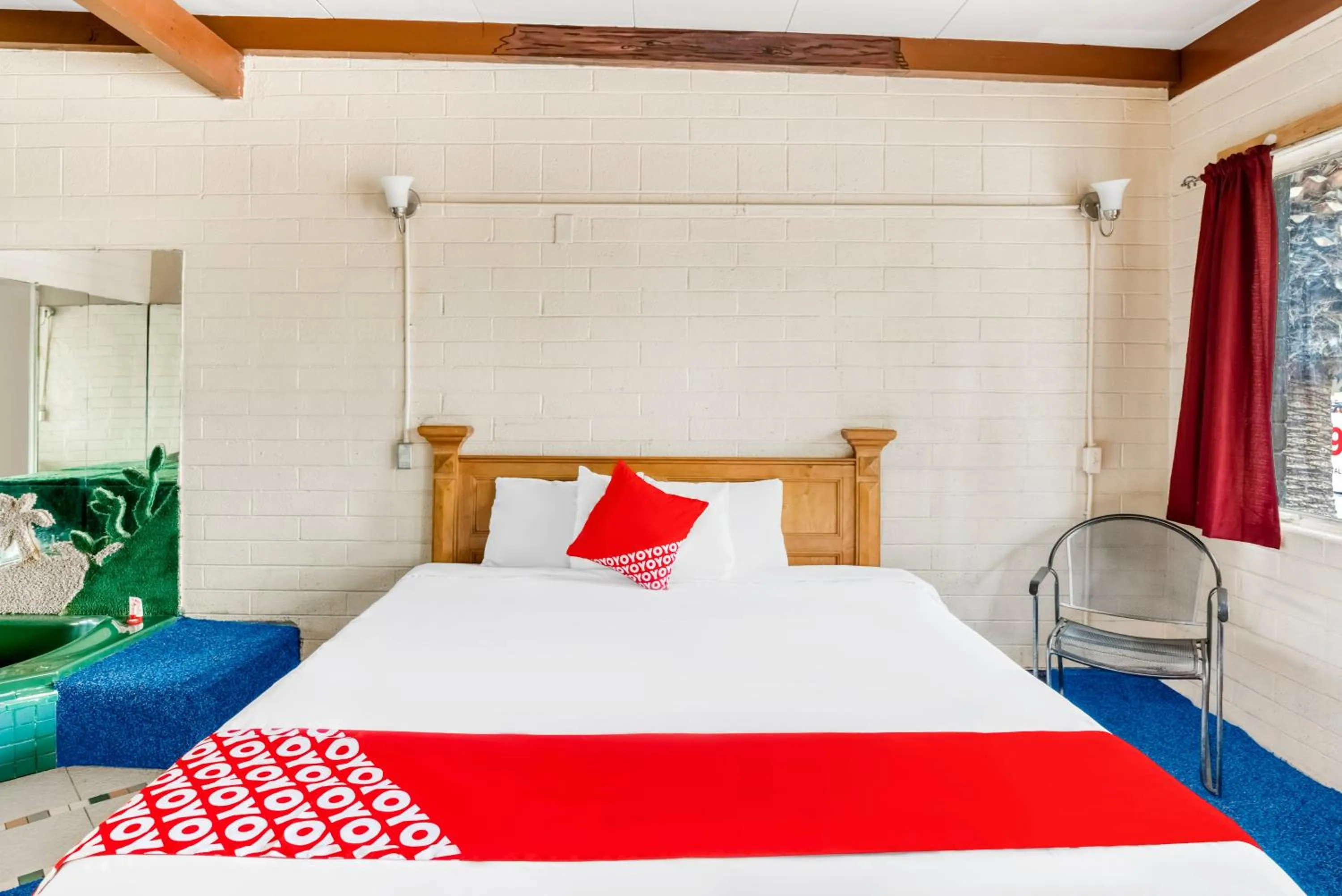 Bedroom, Bed in OYO Oasis Motel Las Vegas I-15