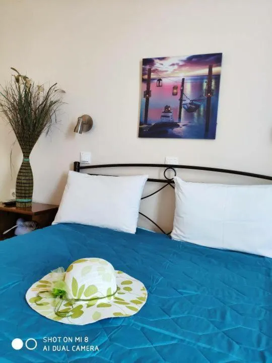 Bed in Araxovoli Studios - Aραξοβόλι Lefkada