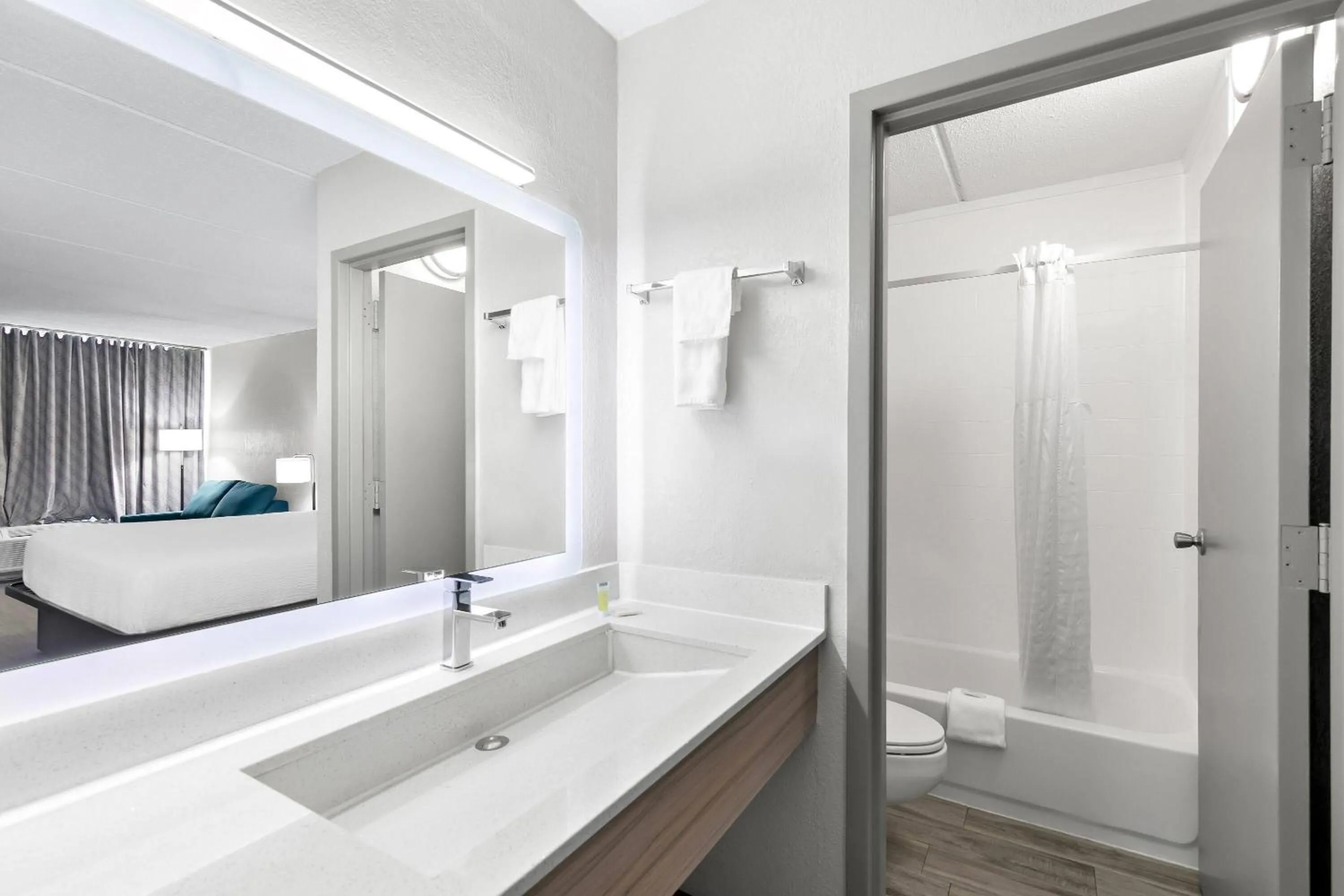 Bathroom in Days Inn by Wyndham Seneca-Clemson