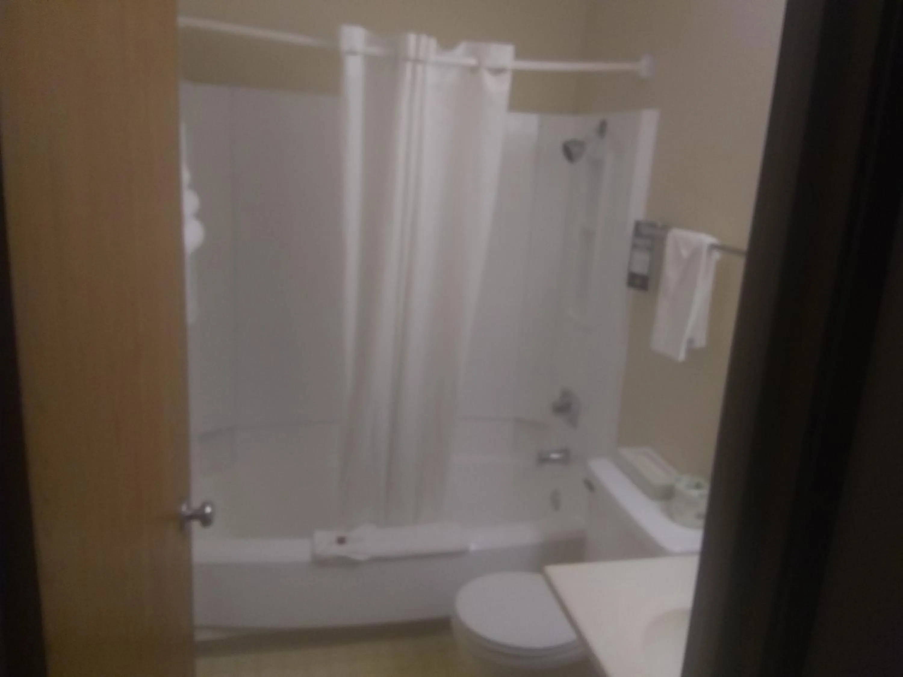 Bathroom in Super 8 by Wyndham Baxter/Brainerd Area