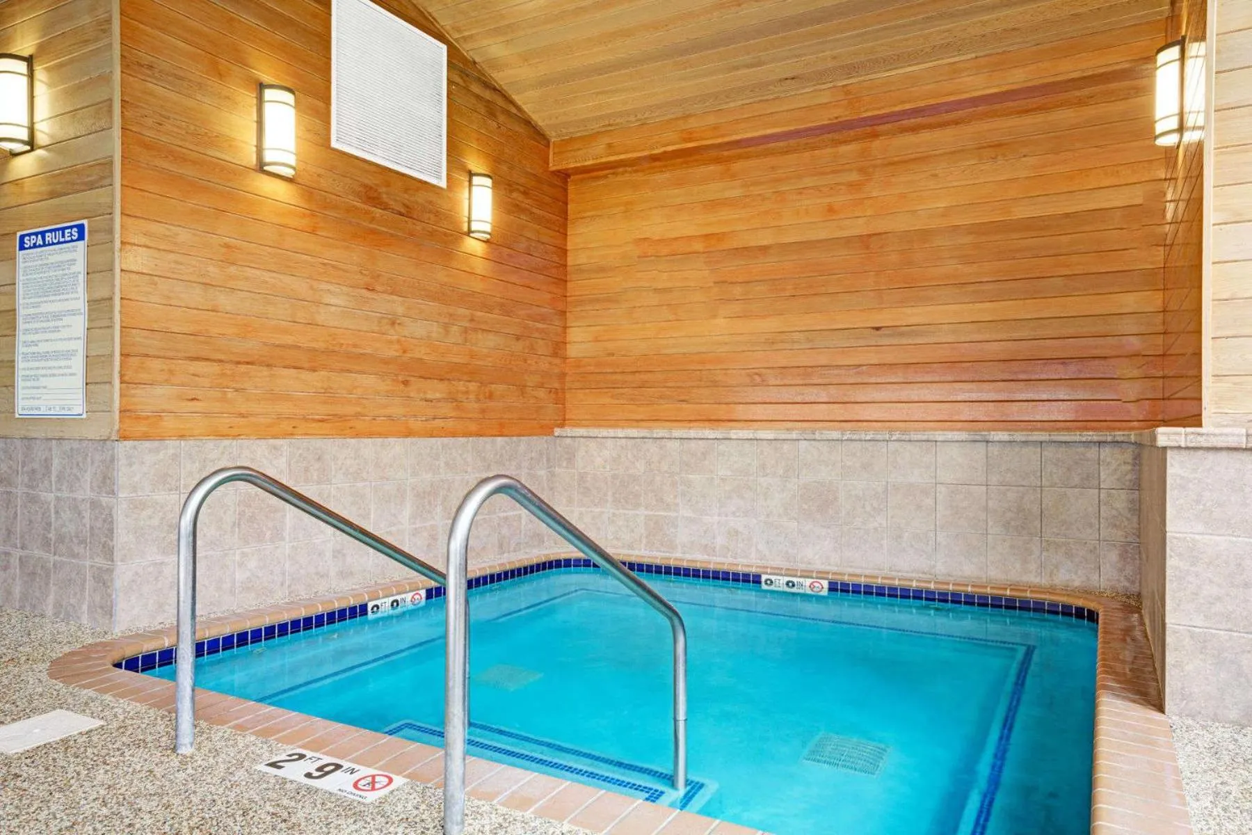 Swimming pool in Super 8 by Wyndham Rogers Minnesota