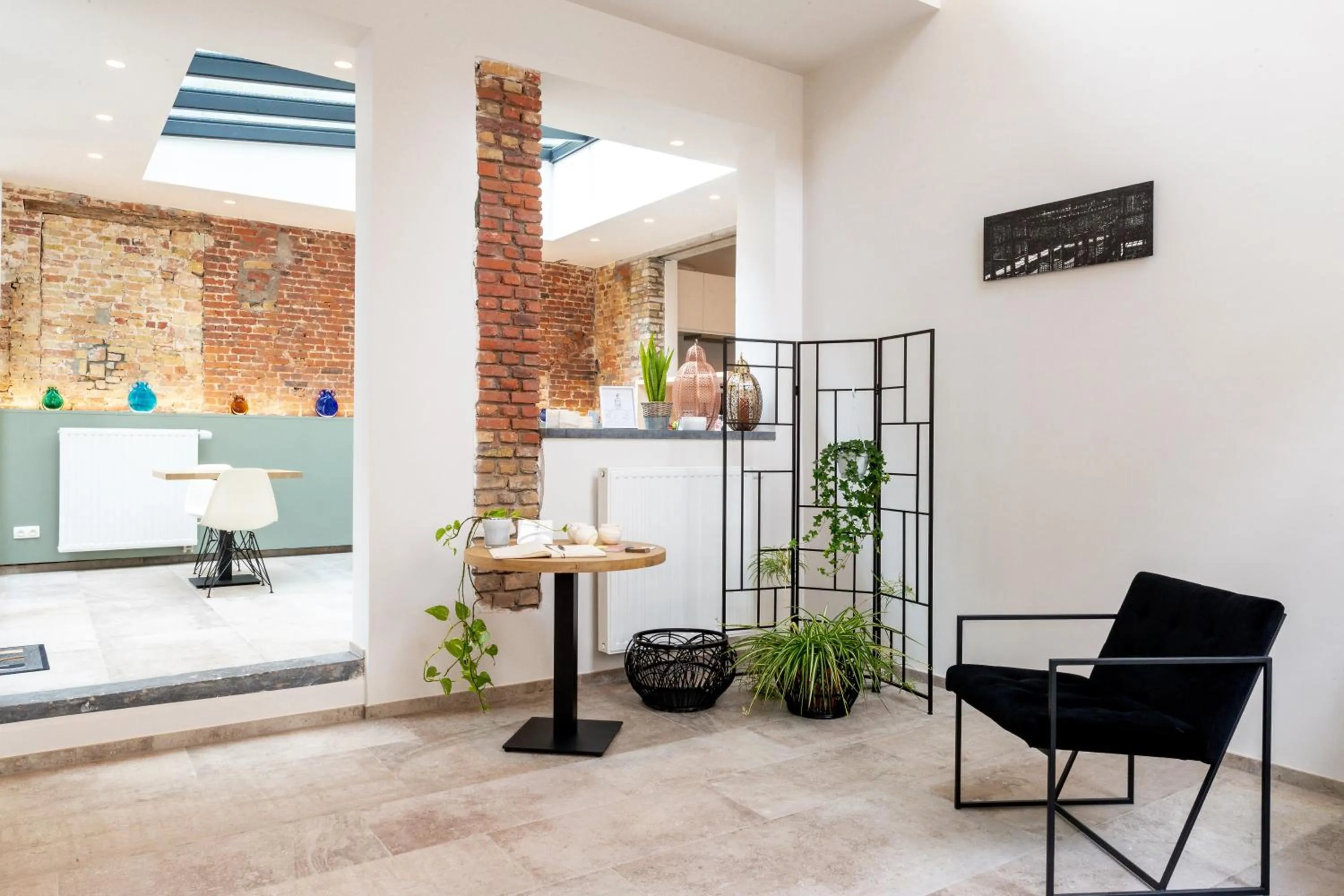 Seating area in La Clé Brugge