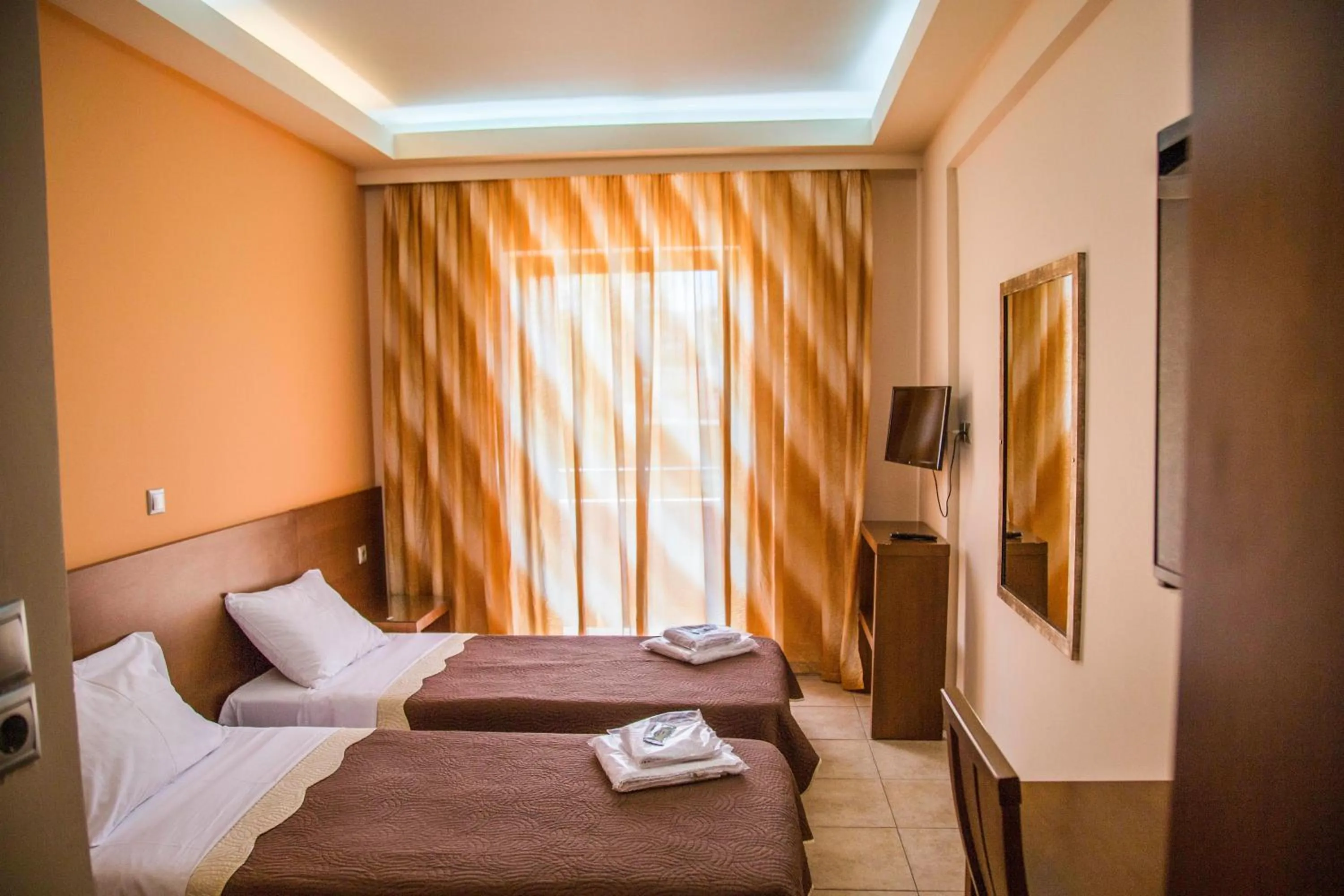 Bed in Hotel Giorgio