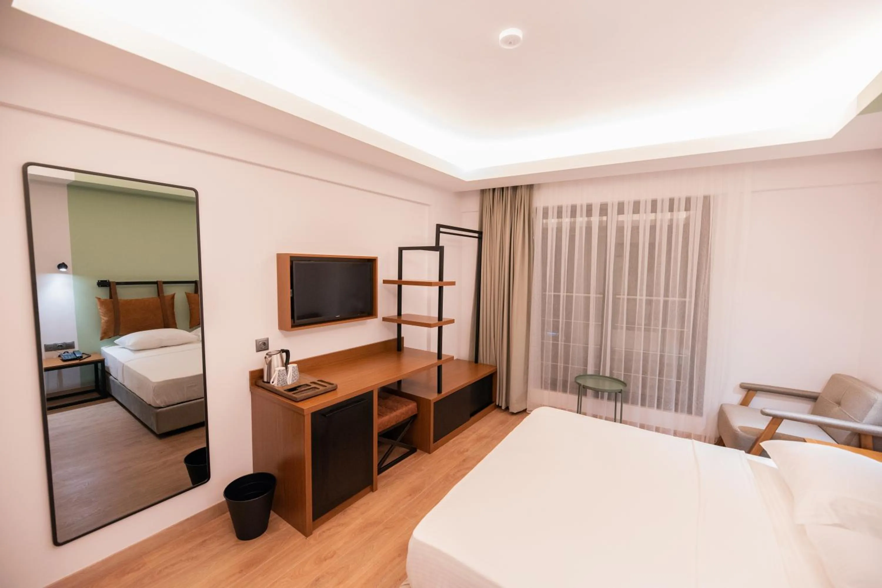 View (from property/room), Bed in LAFARINE HOTEL