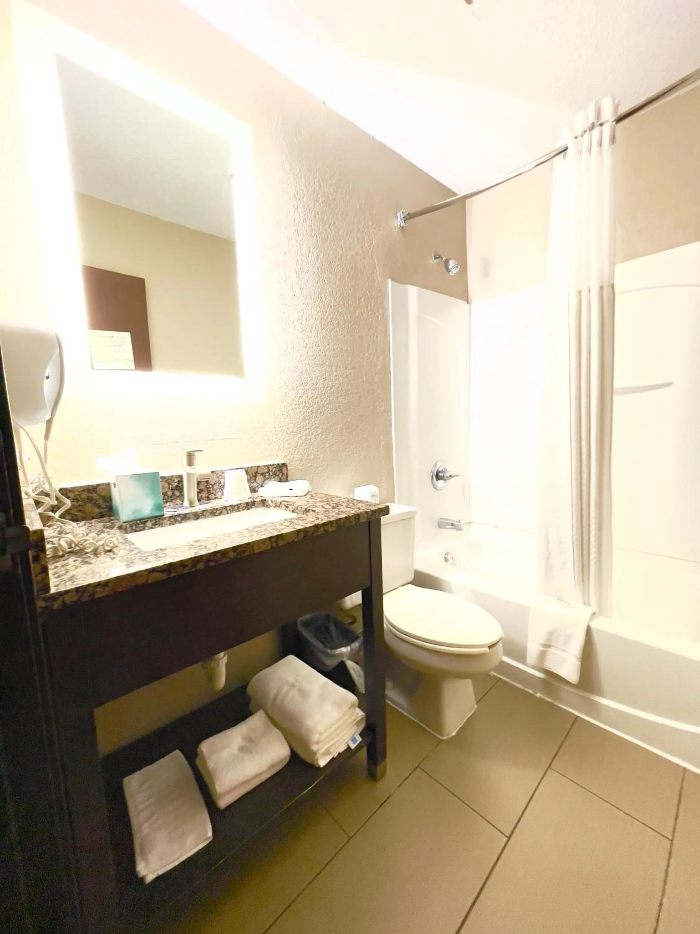 Bathroom in Super 8 by Wyndham Ithaca