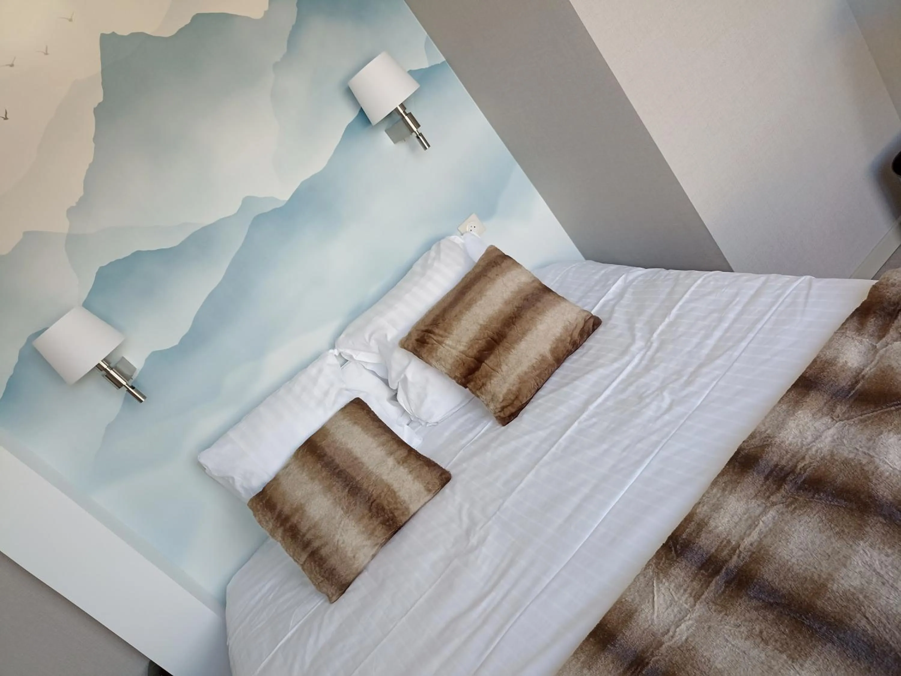 City view, Bed in Hotel de Champagne