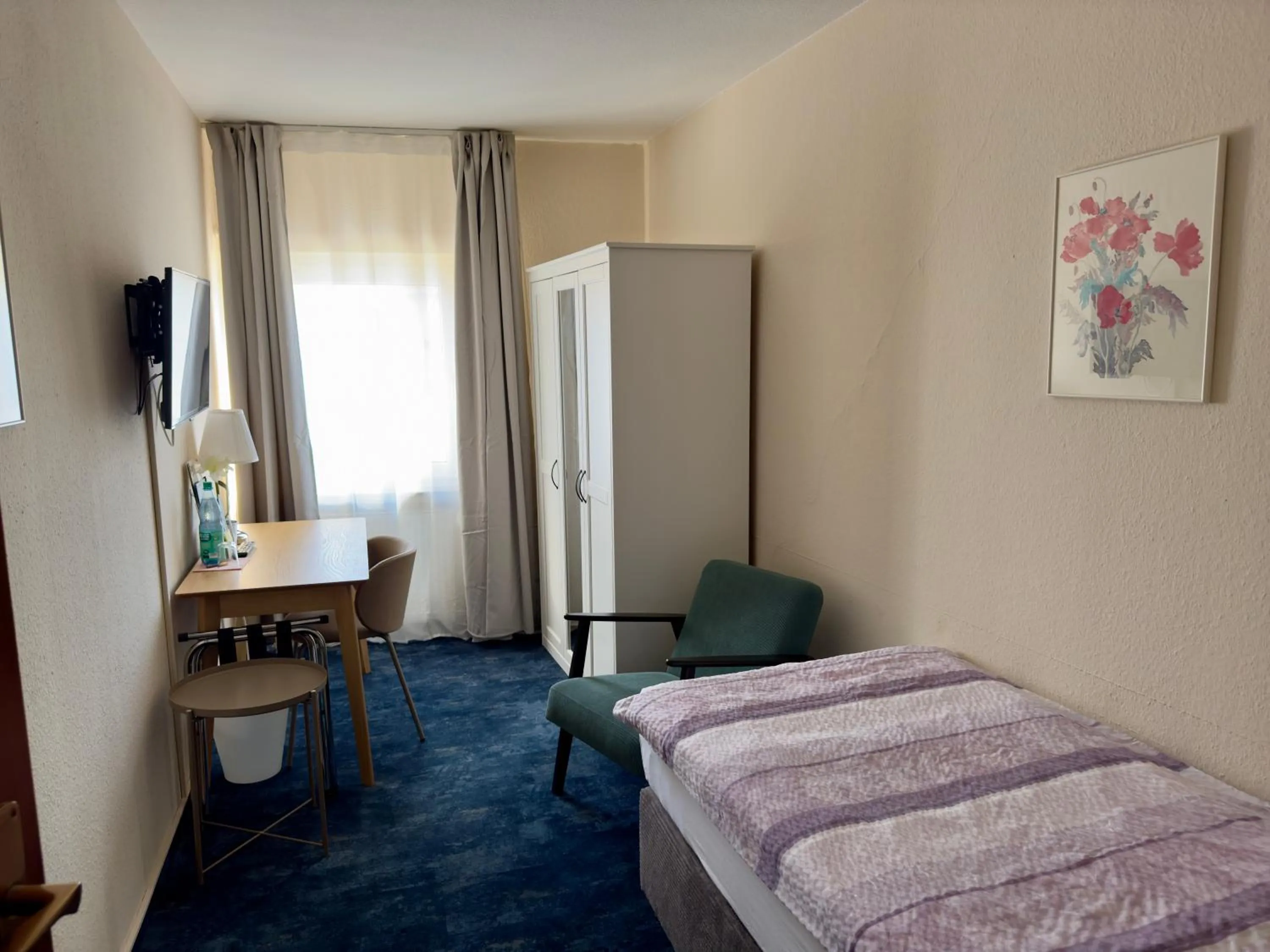 Bed in Hotel zum Grafen Hallermunt