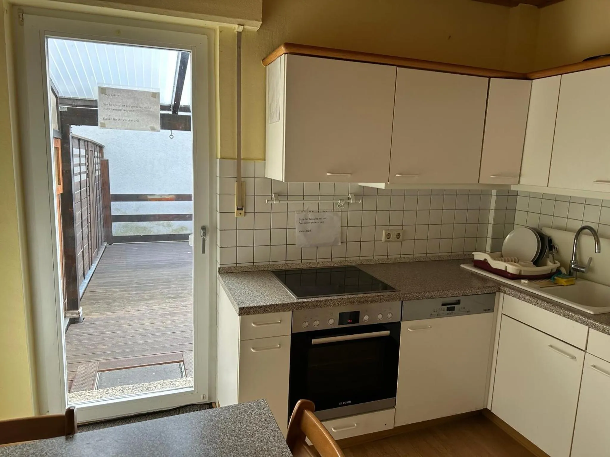 Kitchen or kitchenette in Hotel zum Grafen Hallermunt