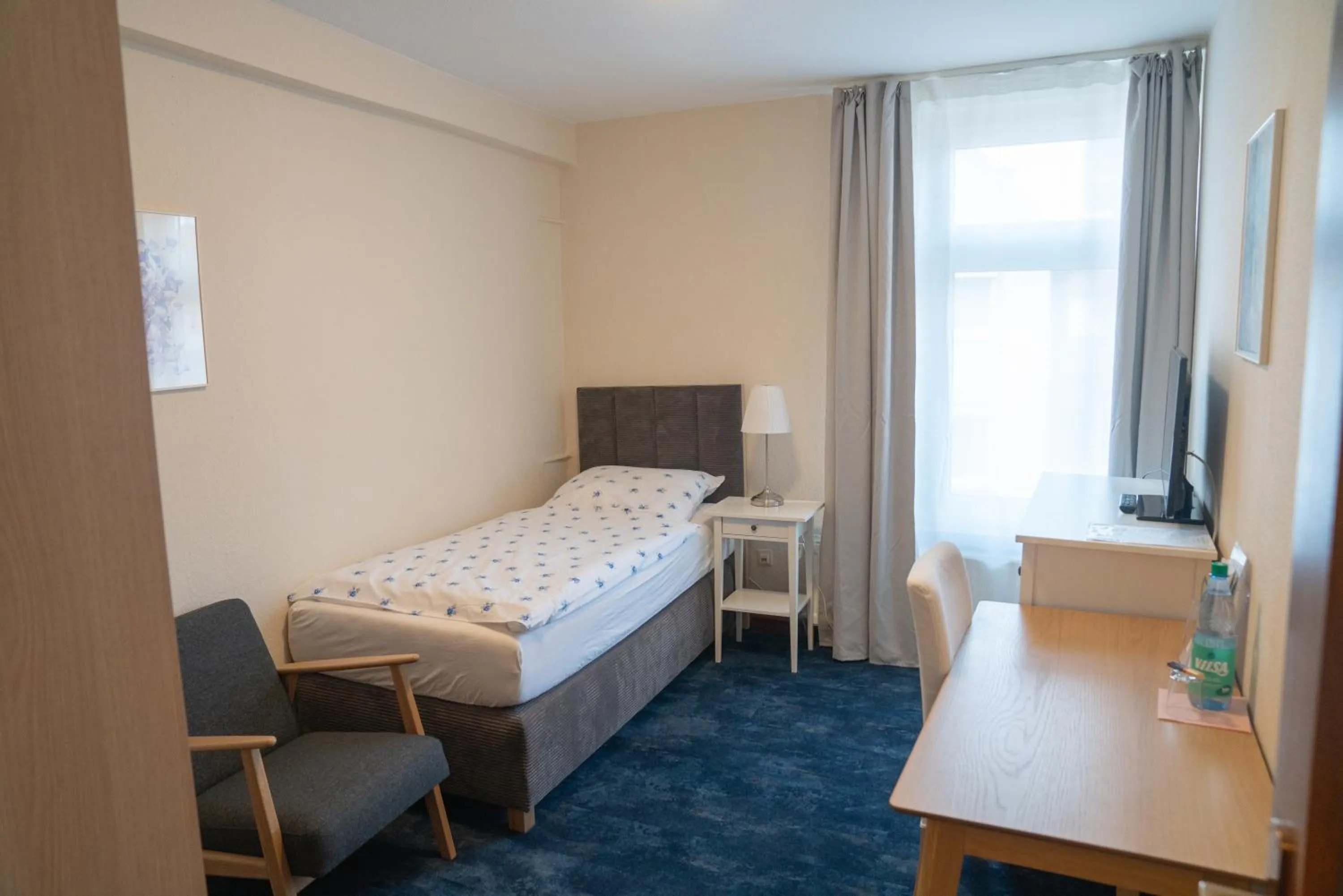 Bed in Hotel zum Grafen Hallermunt