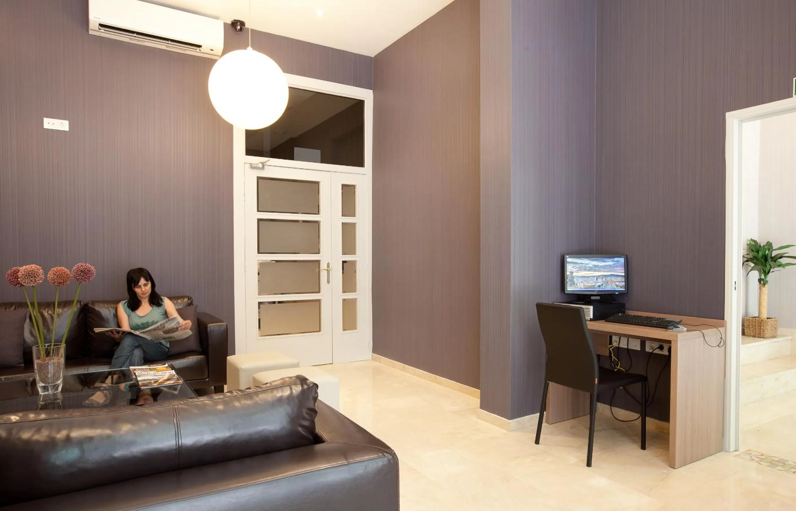 Decorative detail in Hostal Centric