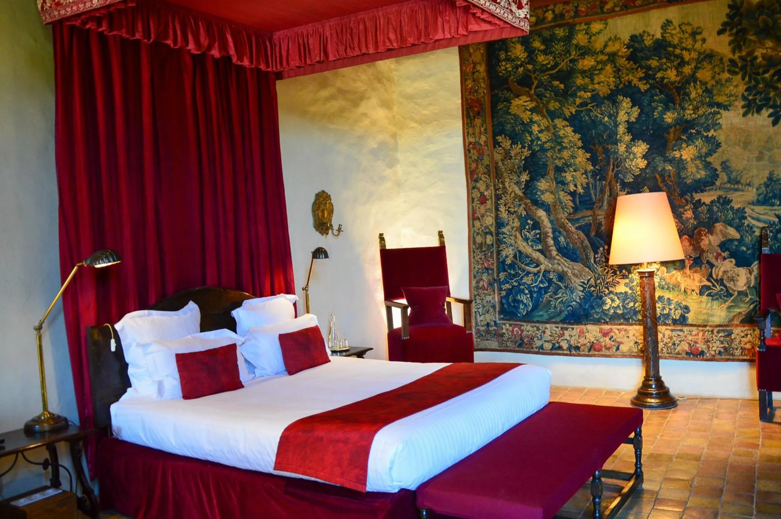 Bedroom in Château de Bagnols