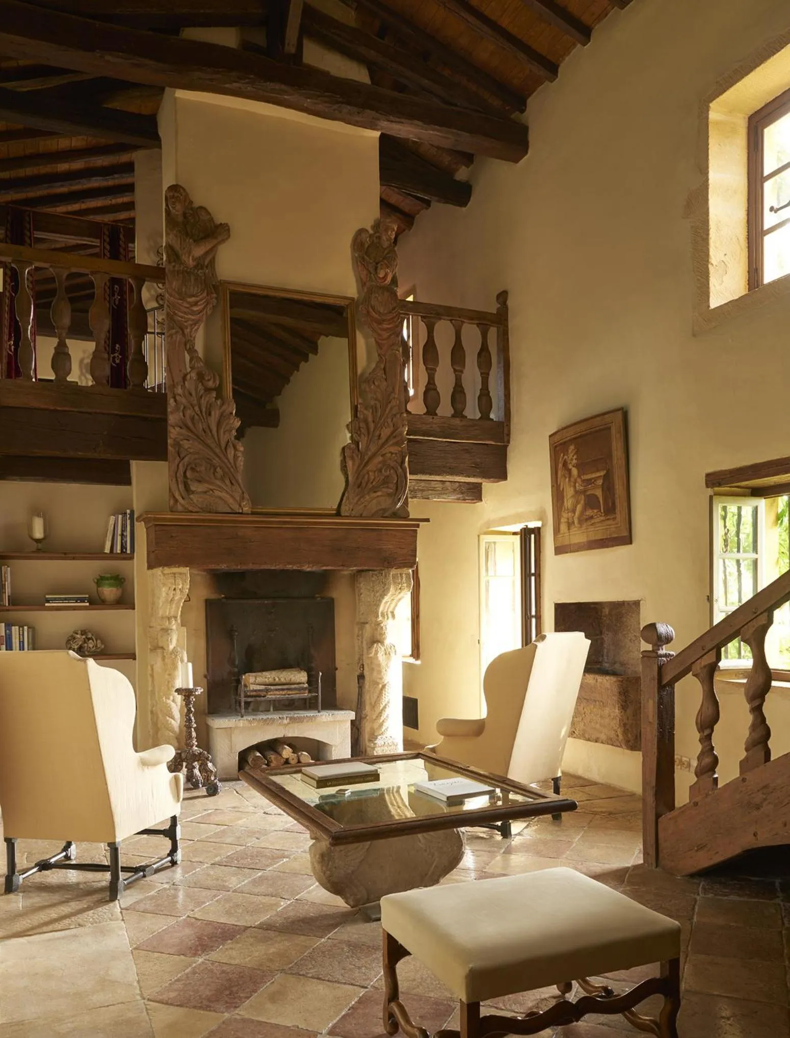 Living room in Château de Bagnols