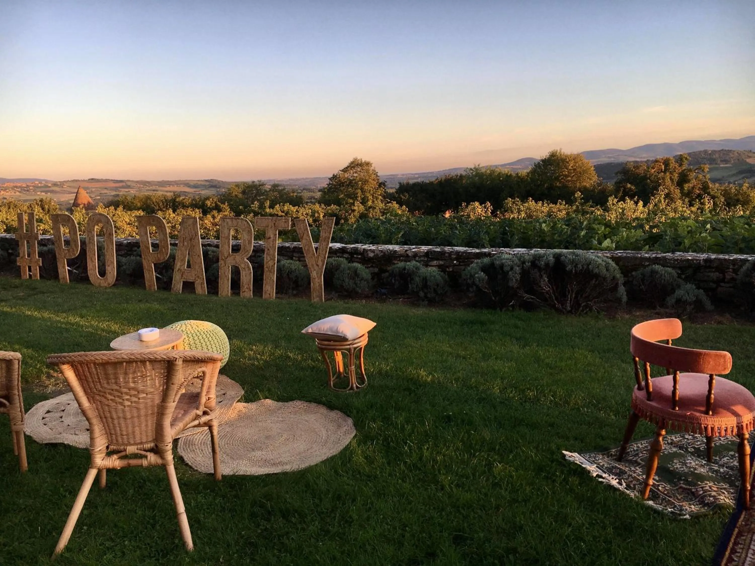 Garden in Château de Bagnols