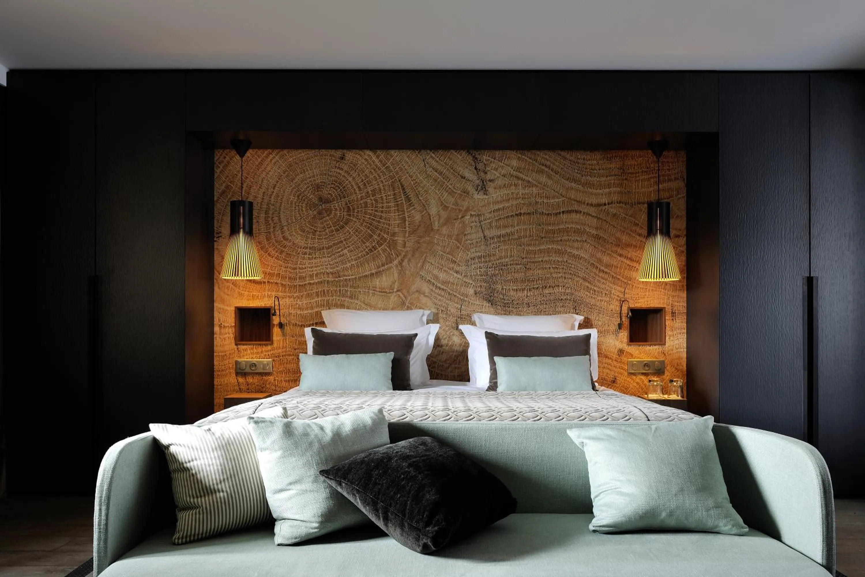 Bed in Château de Bagnols