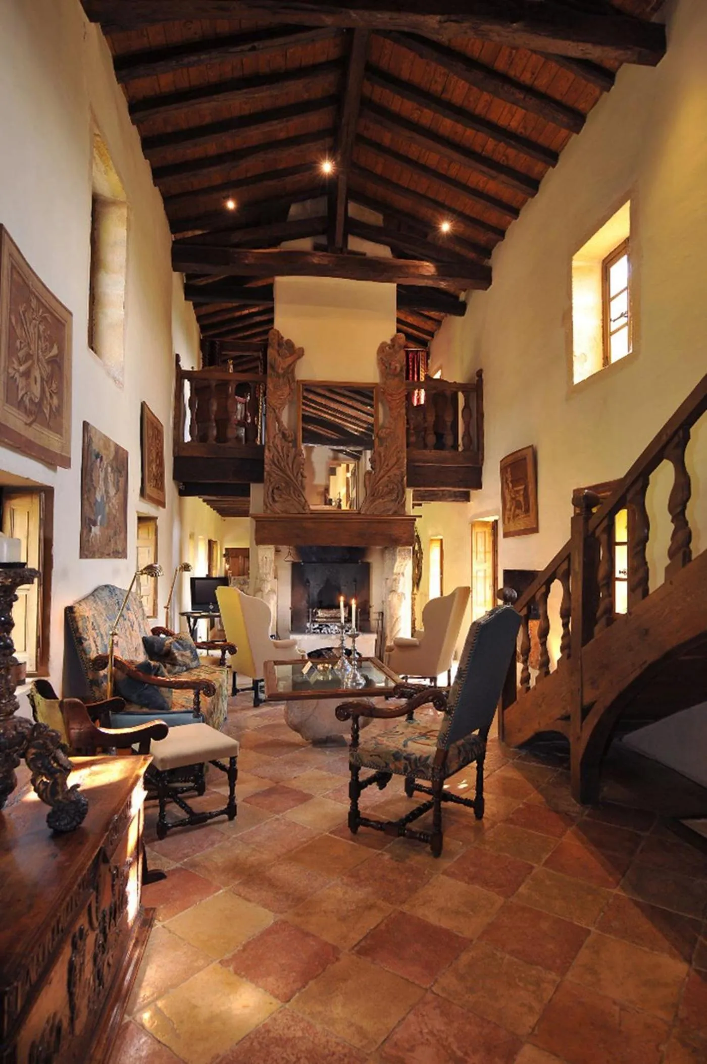 Living room in Château de Bagnols