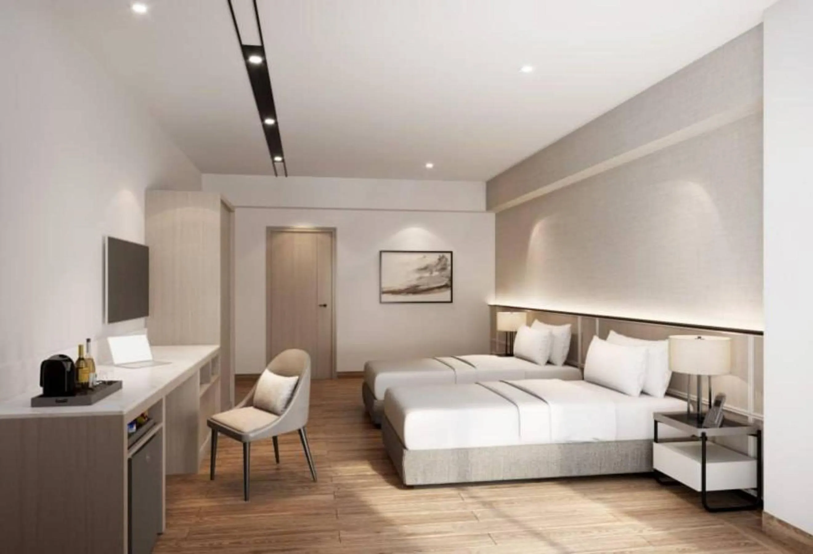 Bedroom, Bed in P-Park Hotel Bangkok