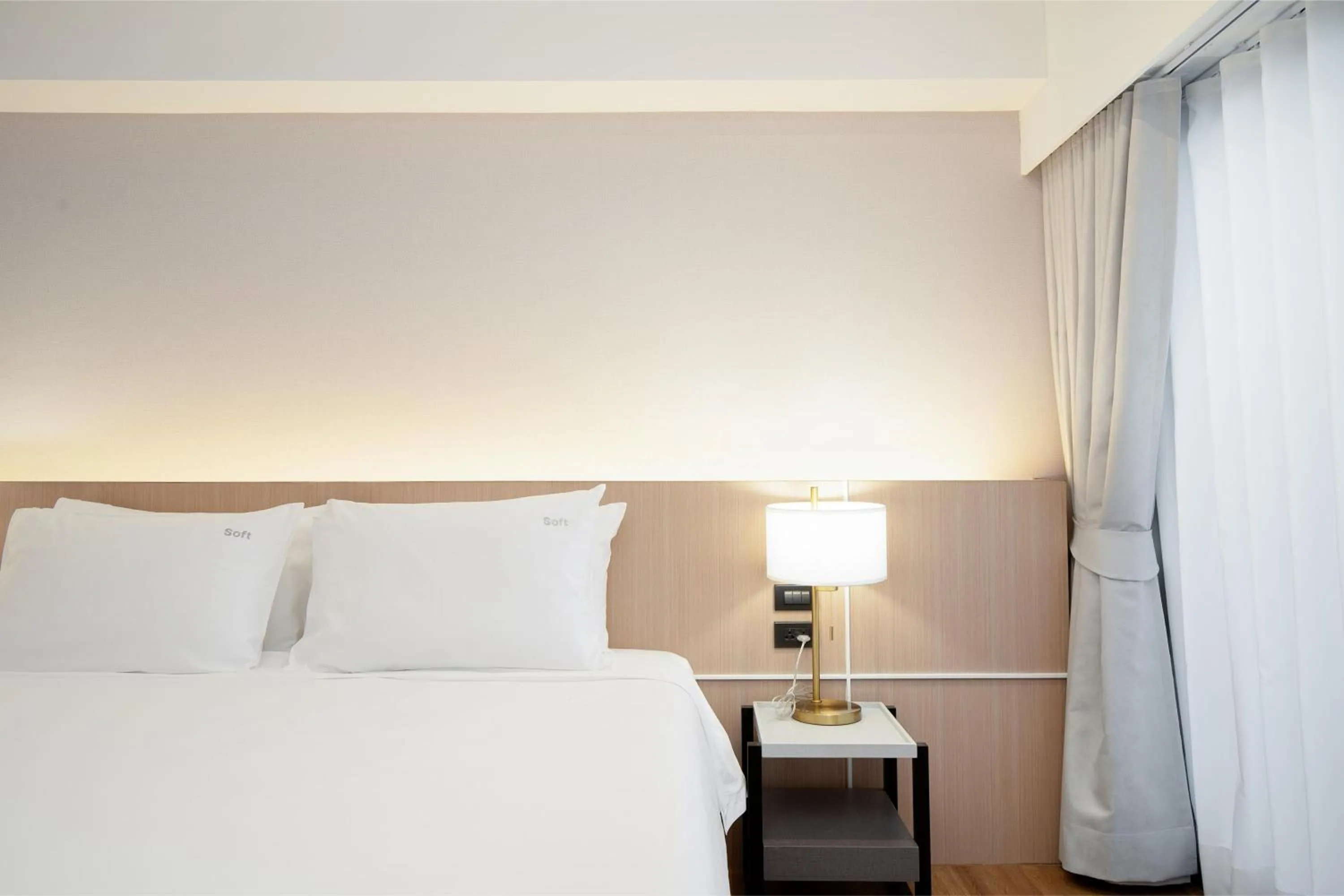 Bed in P-Park Hotel Bangkok