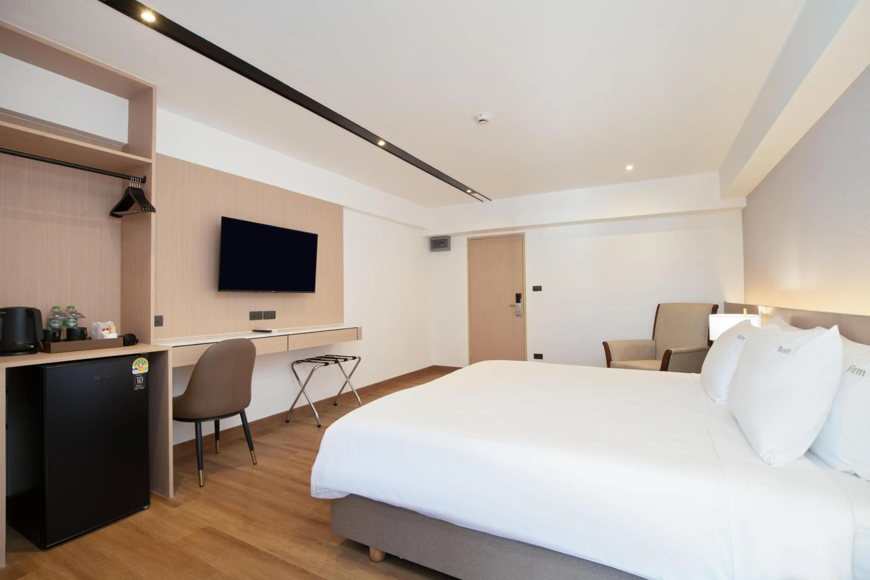 Bed in P-Park Hotel Bangkok