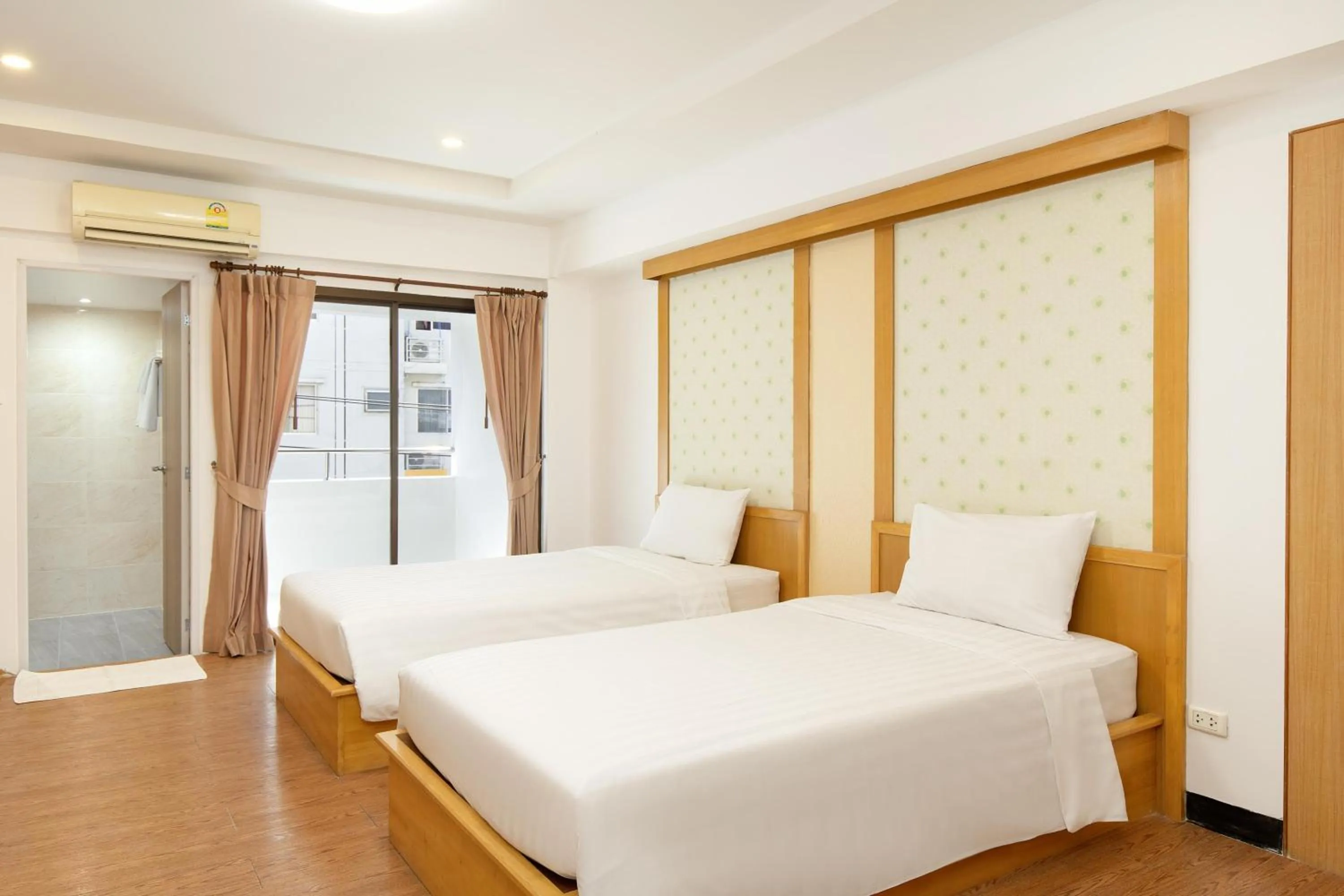 Bed in P-Park Hotel Bangkok