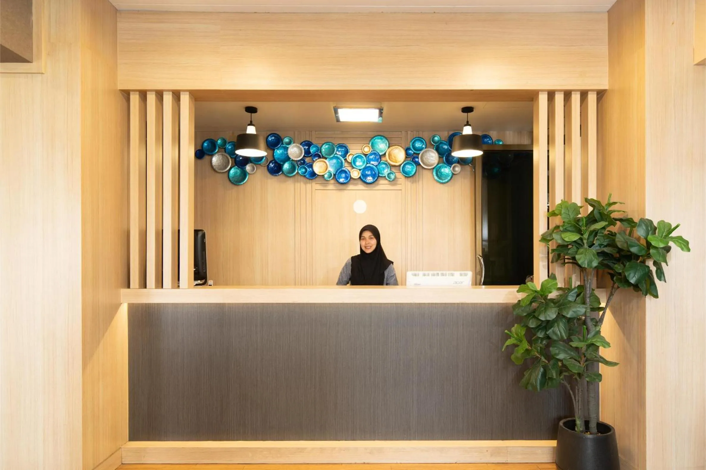 Lobby or reception in P-Park Hotel Bangkok